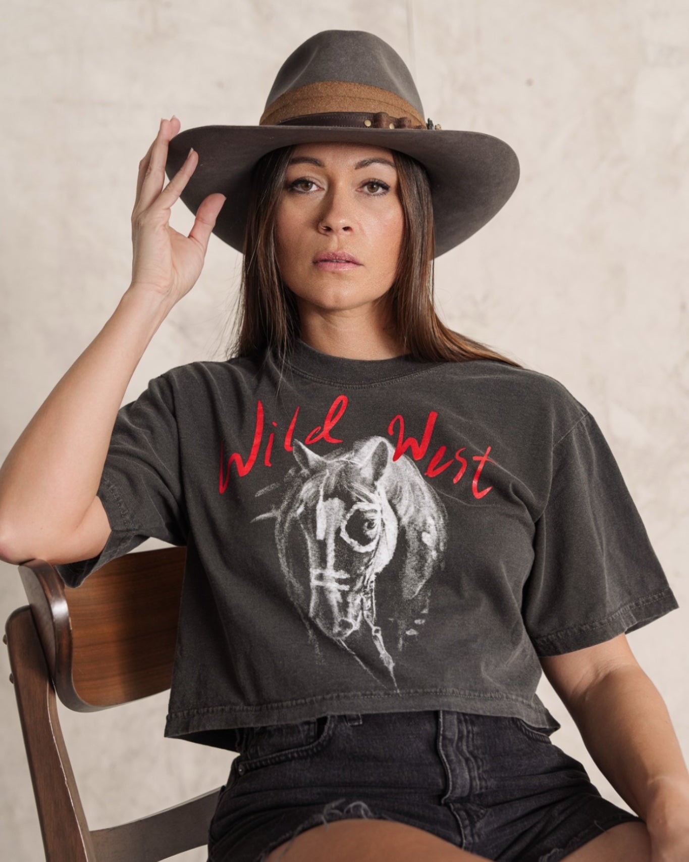 Wild West Cropped T-Shirt