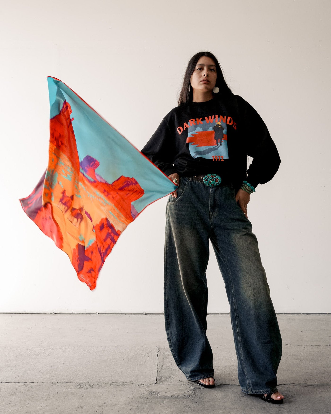 Monument Valley Silk Scarf - DARKWINDS