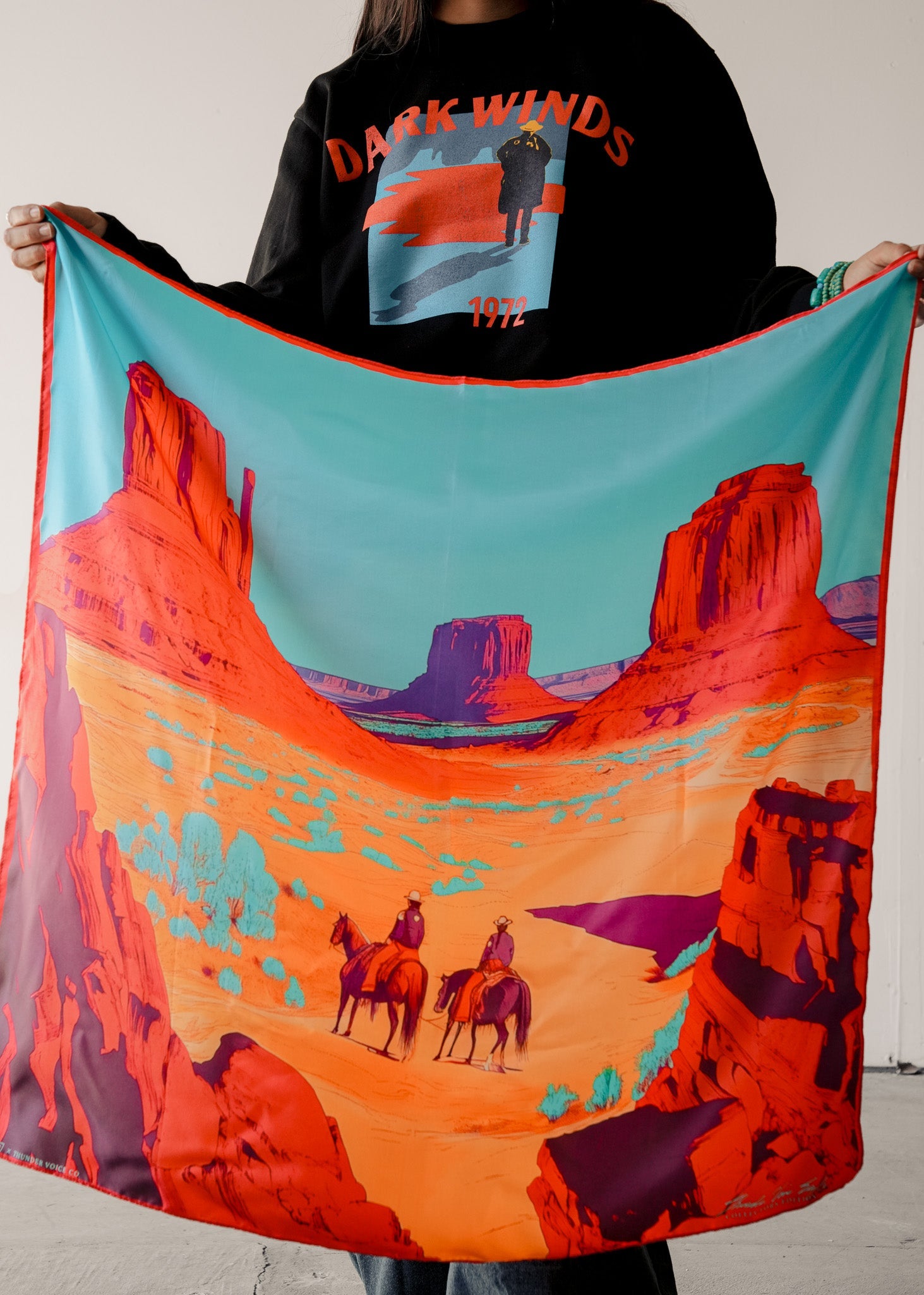 Monument Valley Silk Scarf - DARKWINDS