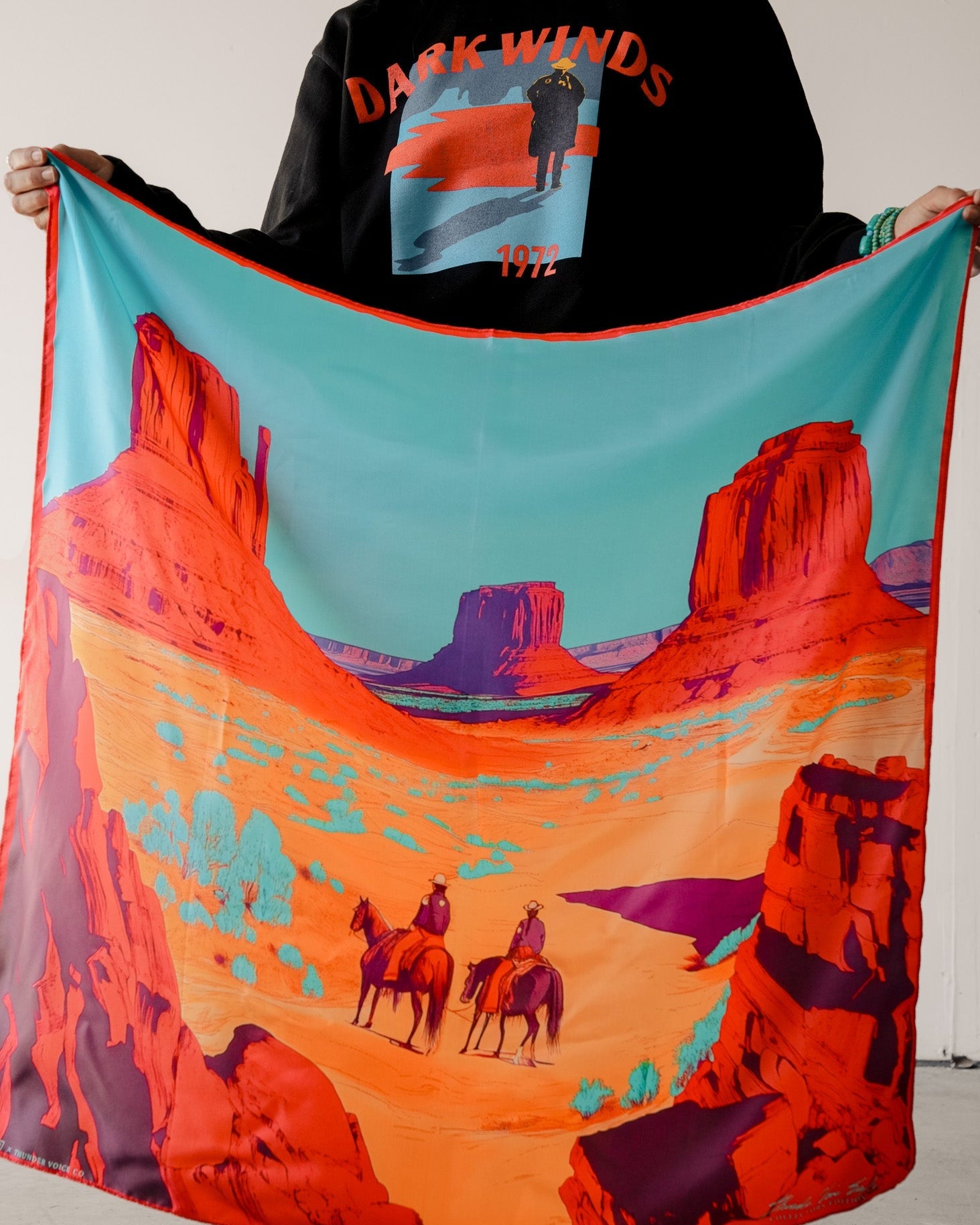 Monument Valley Silk Scarf - DARKWINDS