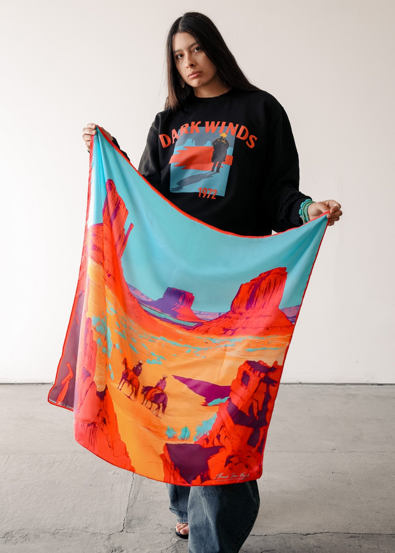 Monument Valley Silk Scarf - DARKWINDS