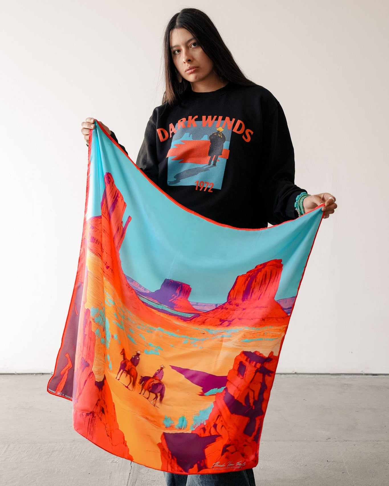 Monument Valley Silk Scarf - DARKWINDS