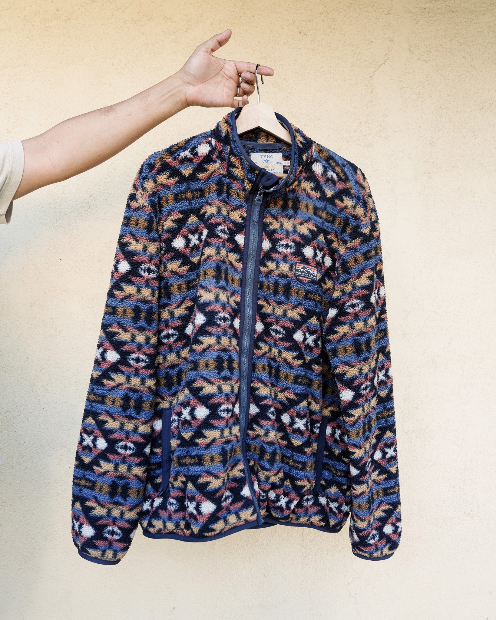 TVE x Faherty Brand High Pile Fleece Jacket - Men's - MISPRINT