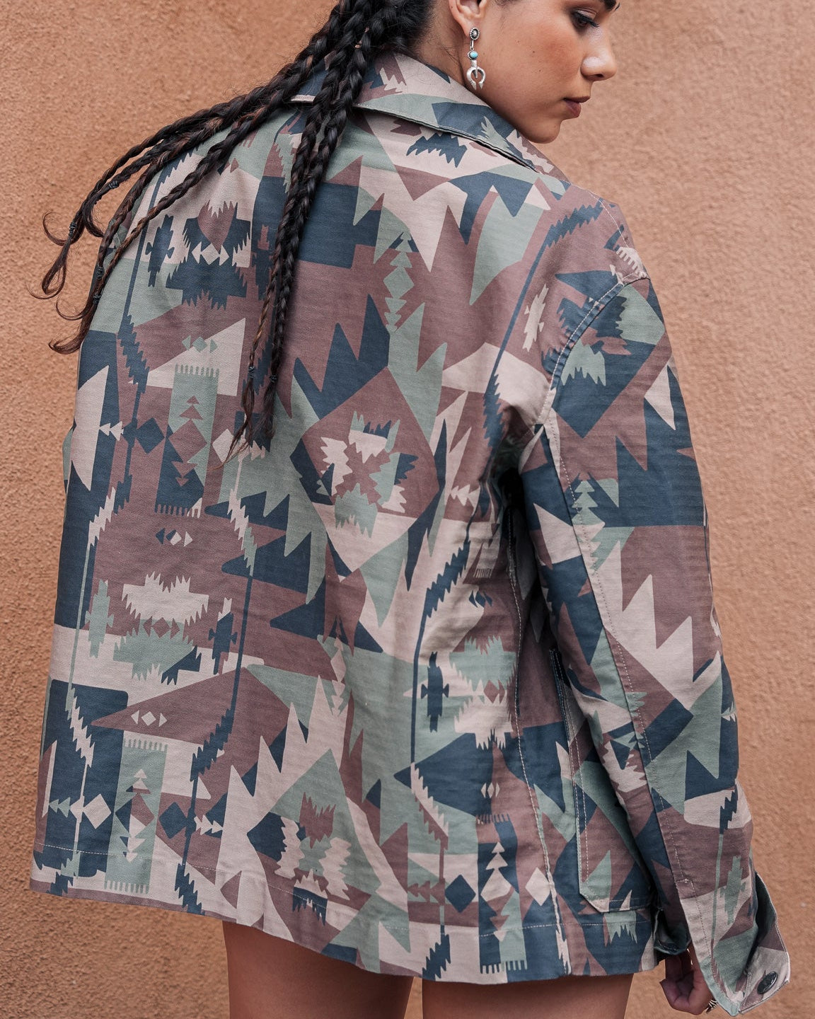 PRESALE Native American Camo Worker Jacket 01