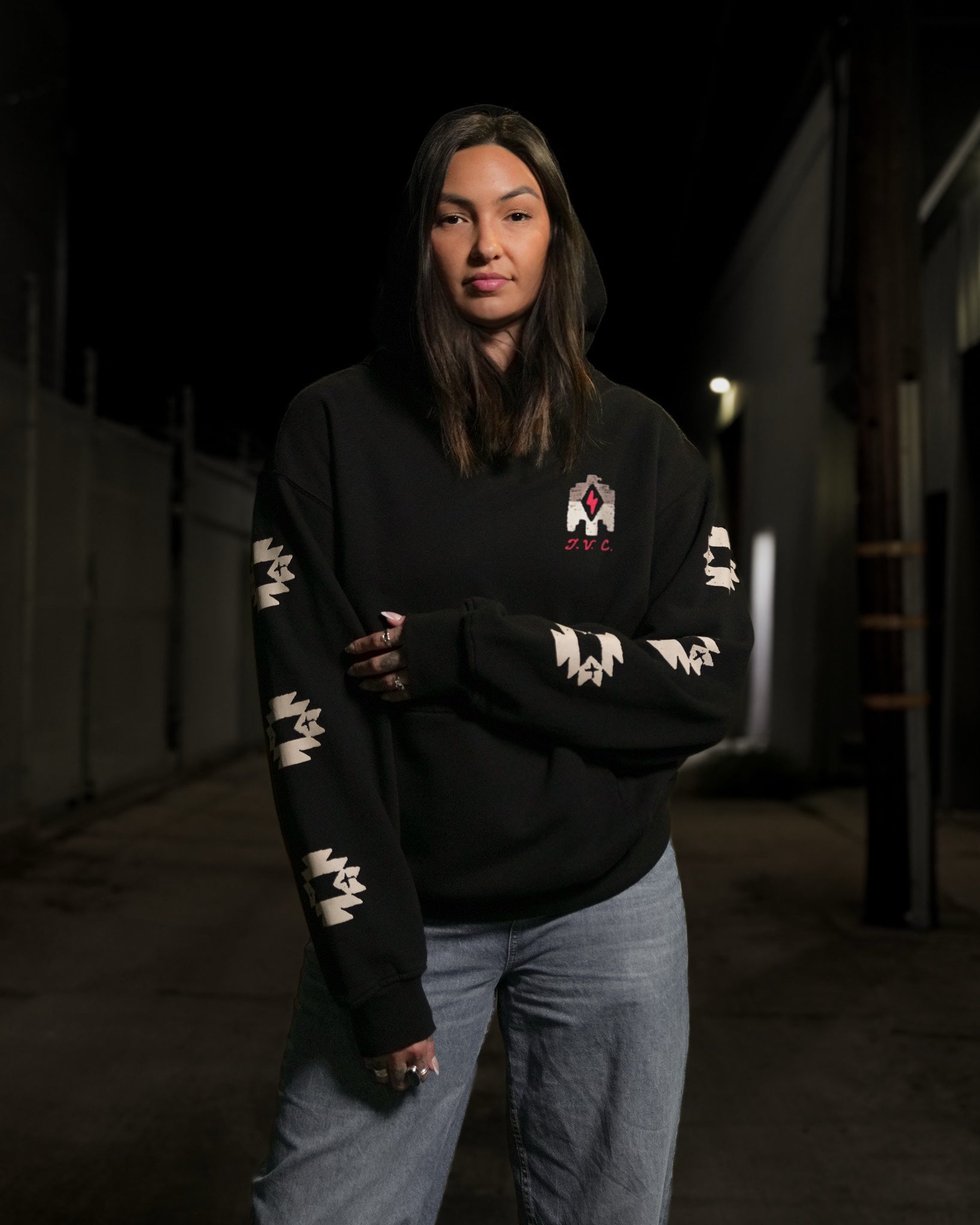 Lone Mountains - Hoodie Black