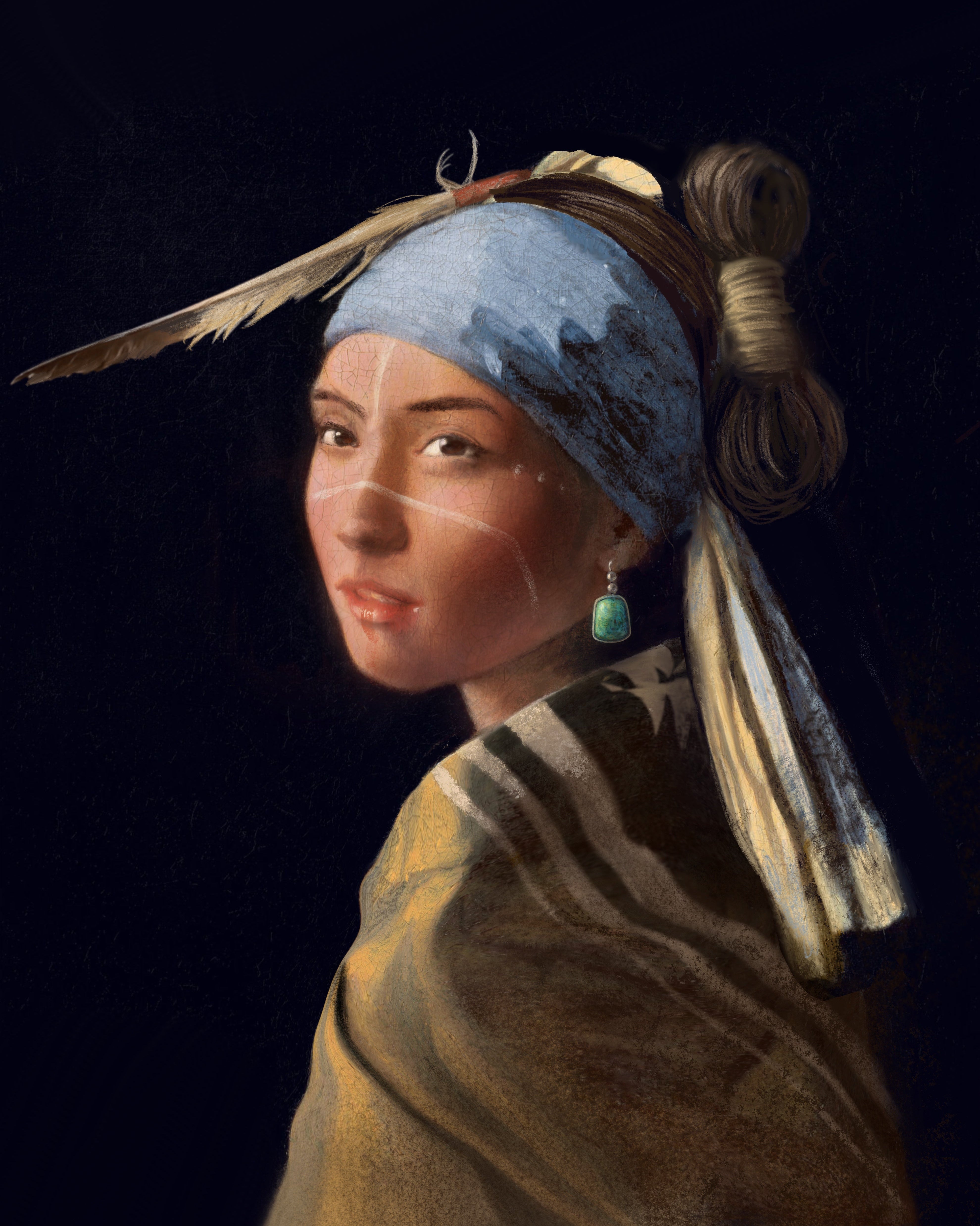 Girl With the Turquoise Earring - MISPRINT