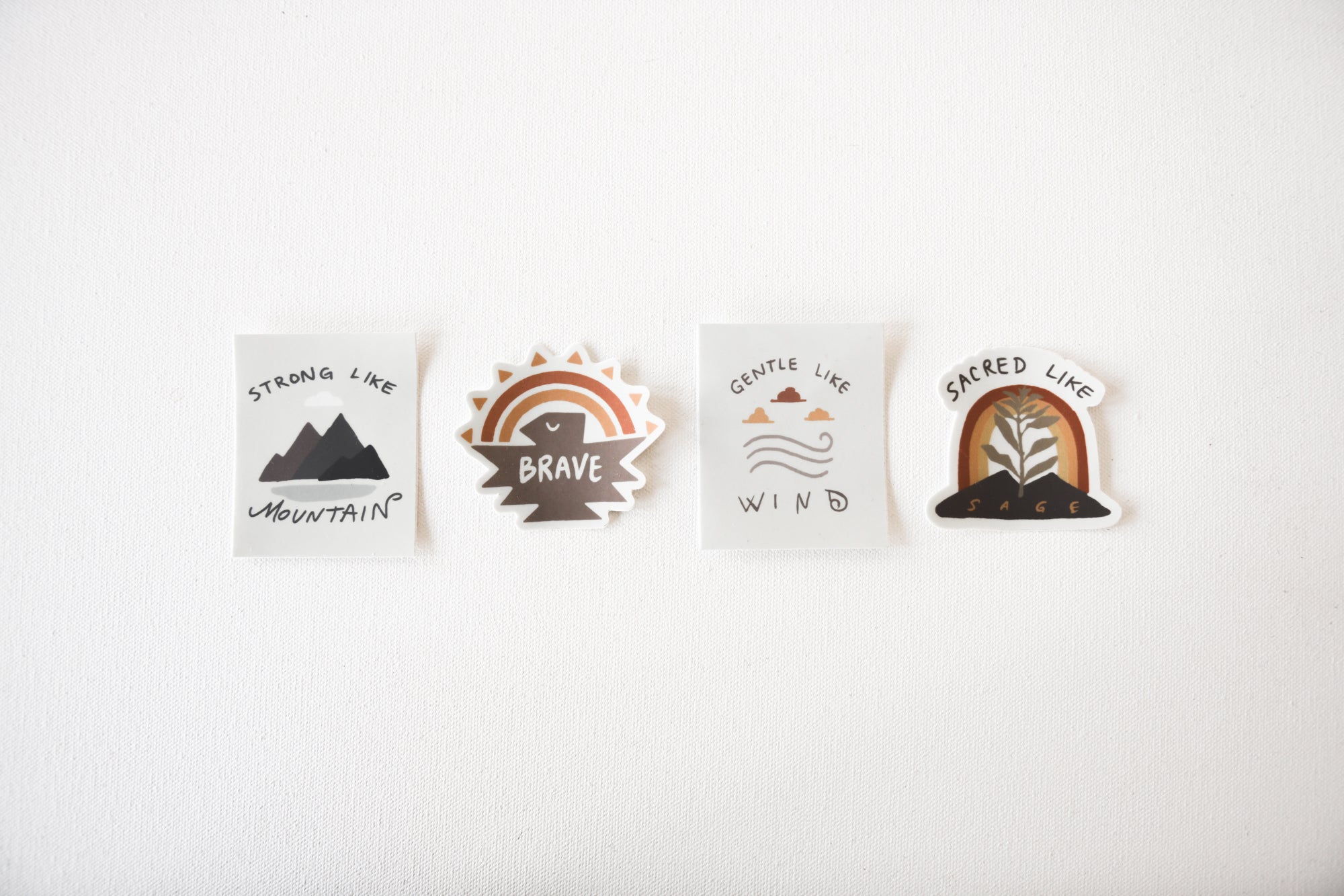 Strong Like Mountain Sticker