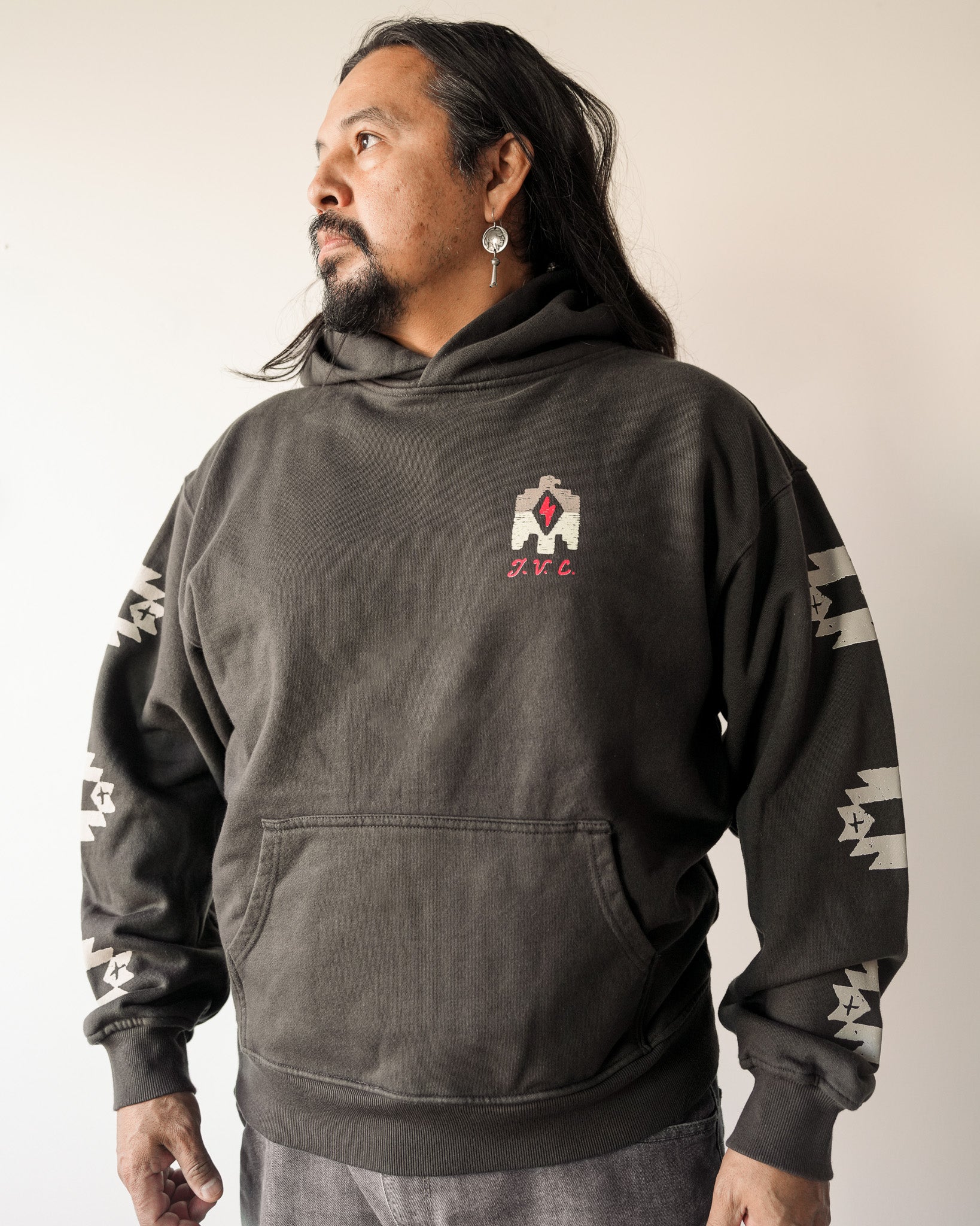 Lone Mountains - Hoodie Grey