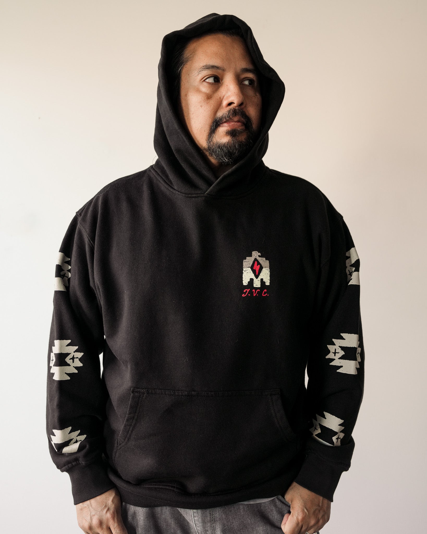 Lone Mountains - Hoodie Black