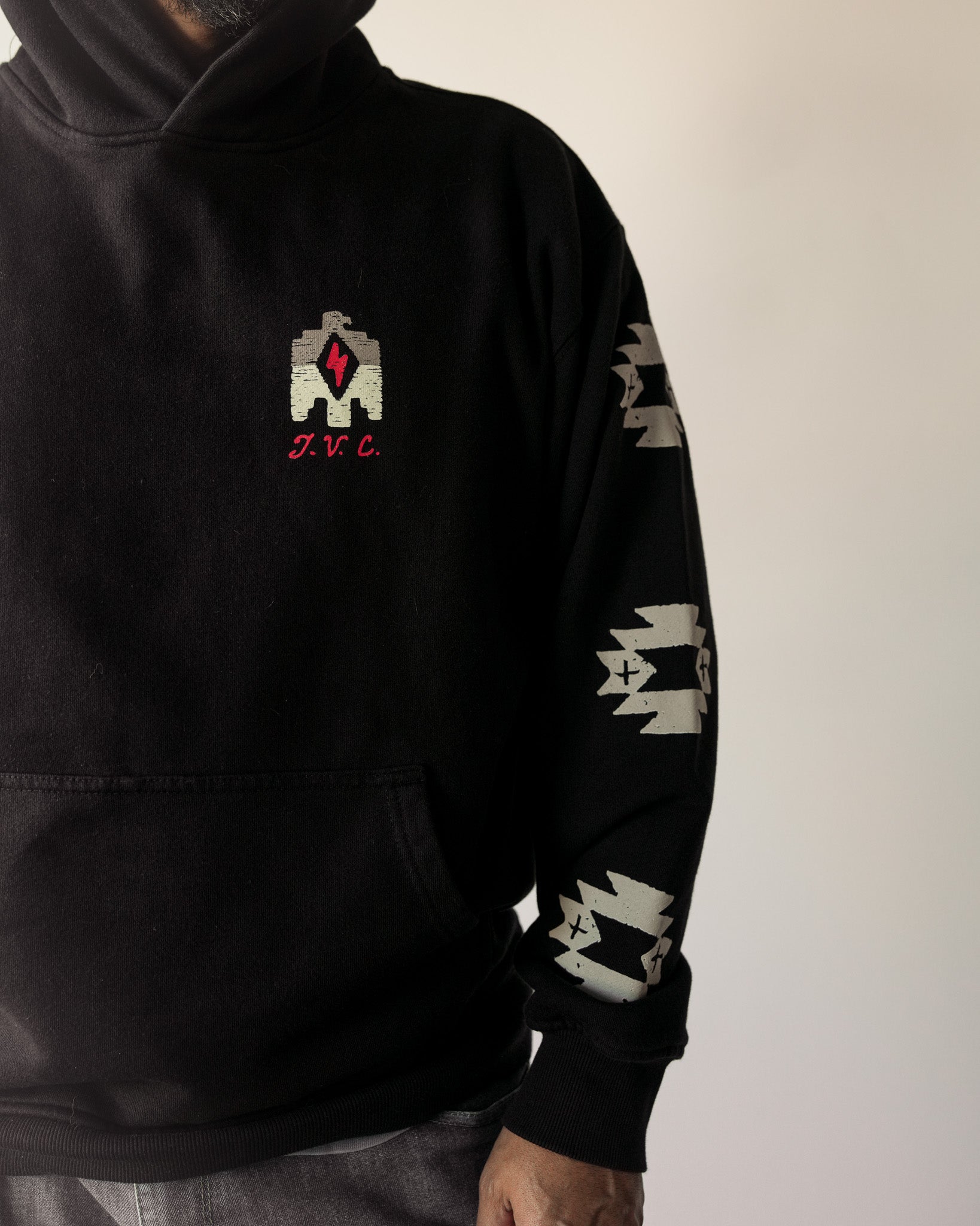 Lone Mountains - Hoodie Black