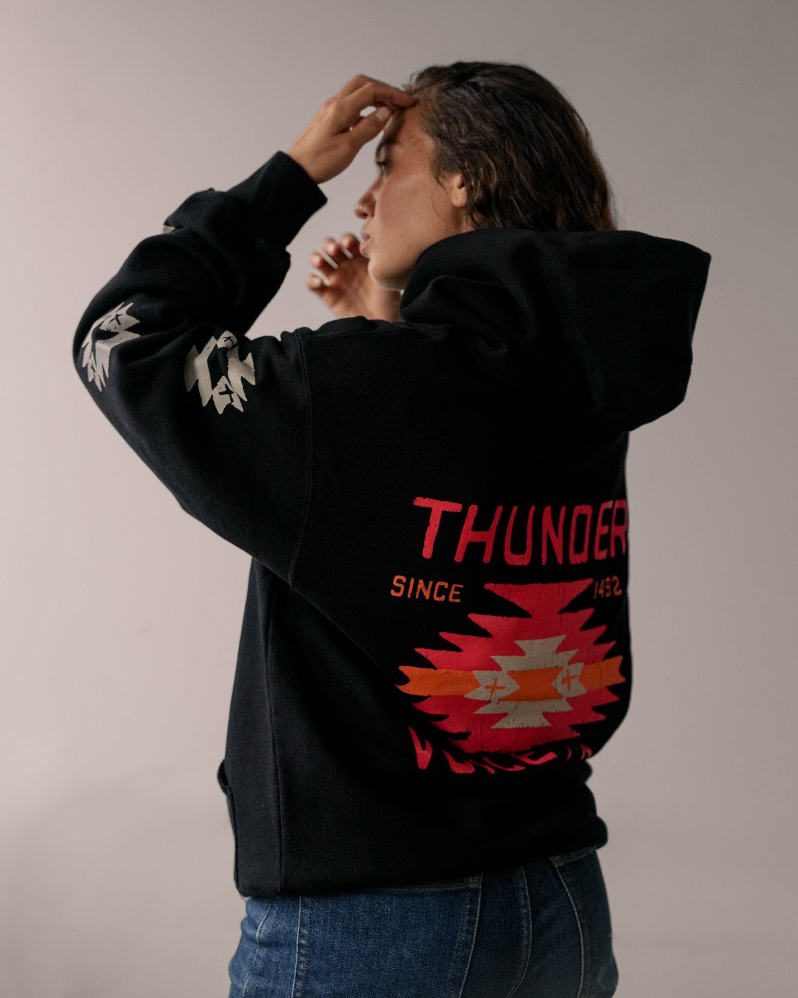 Lone Mountains - Hoodie Black