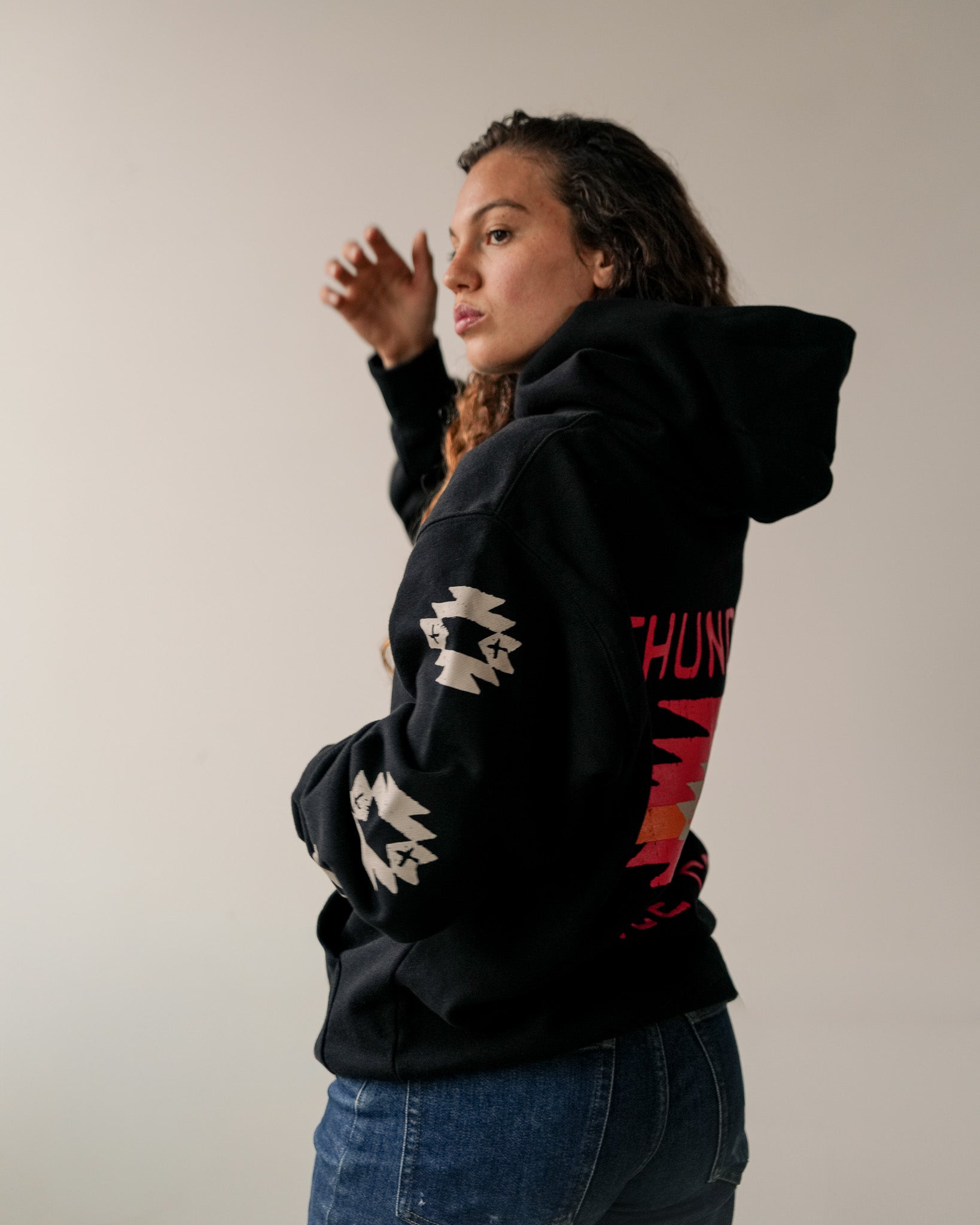 Lone Mountains - Hoodie Black