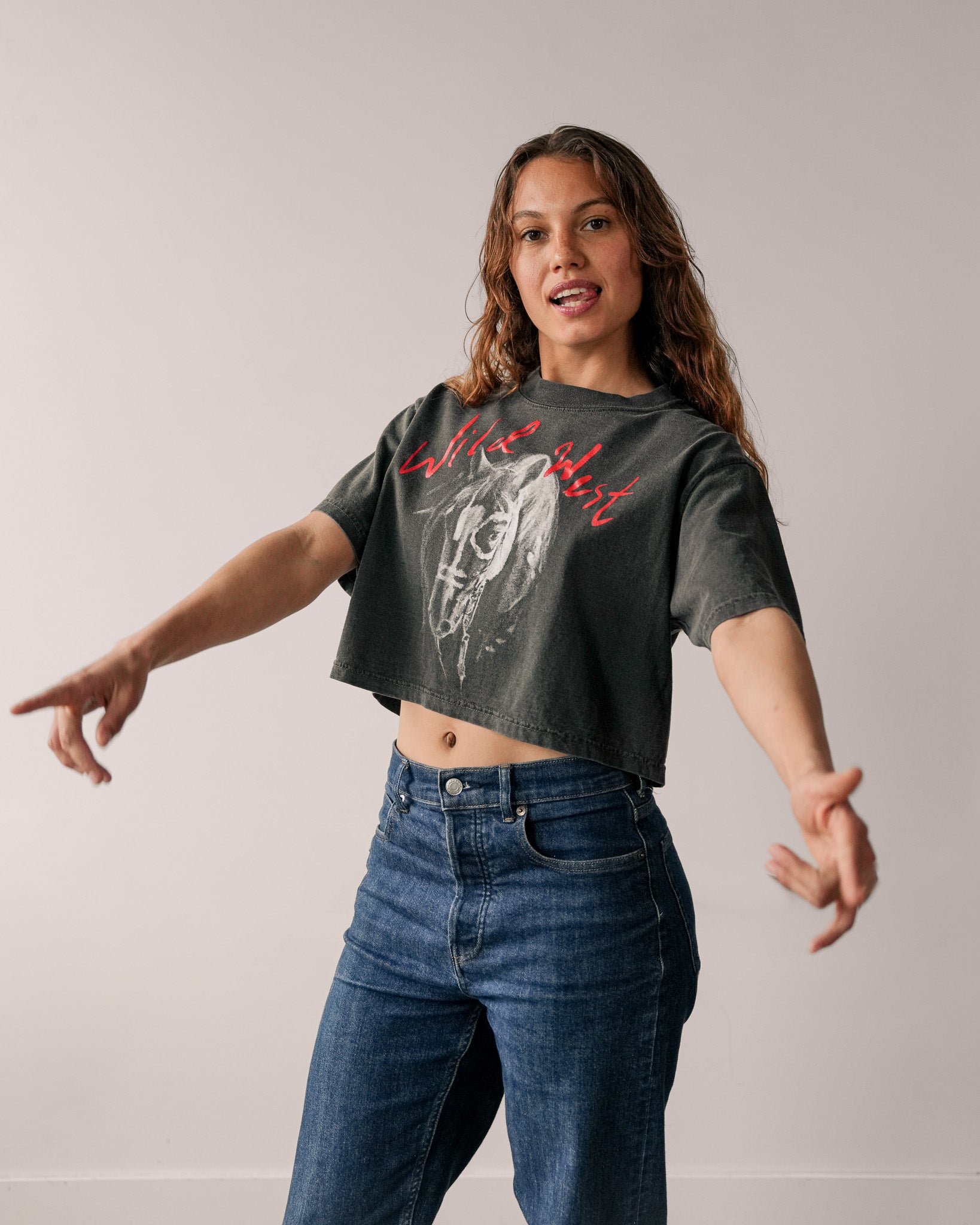Wild West Cropped T-Shirt