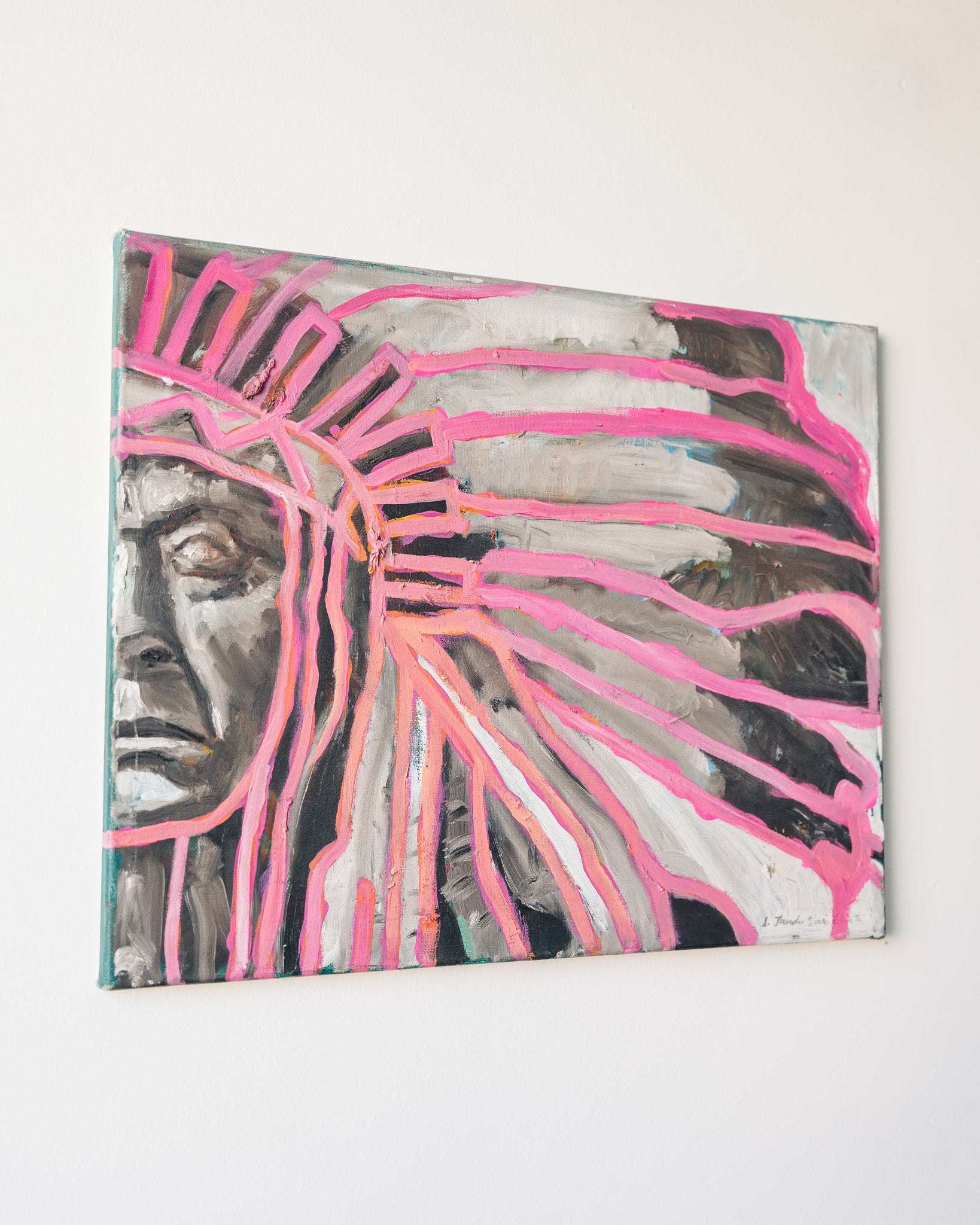 "Black Elk" TVE Painting