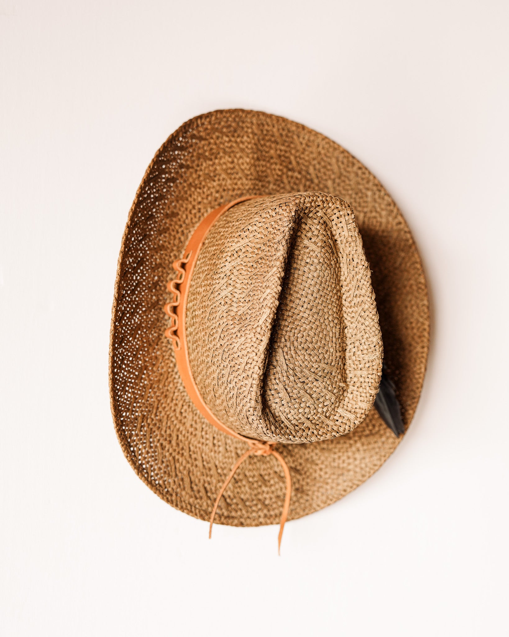 Reclaimed Straw Hat 877