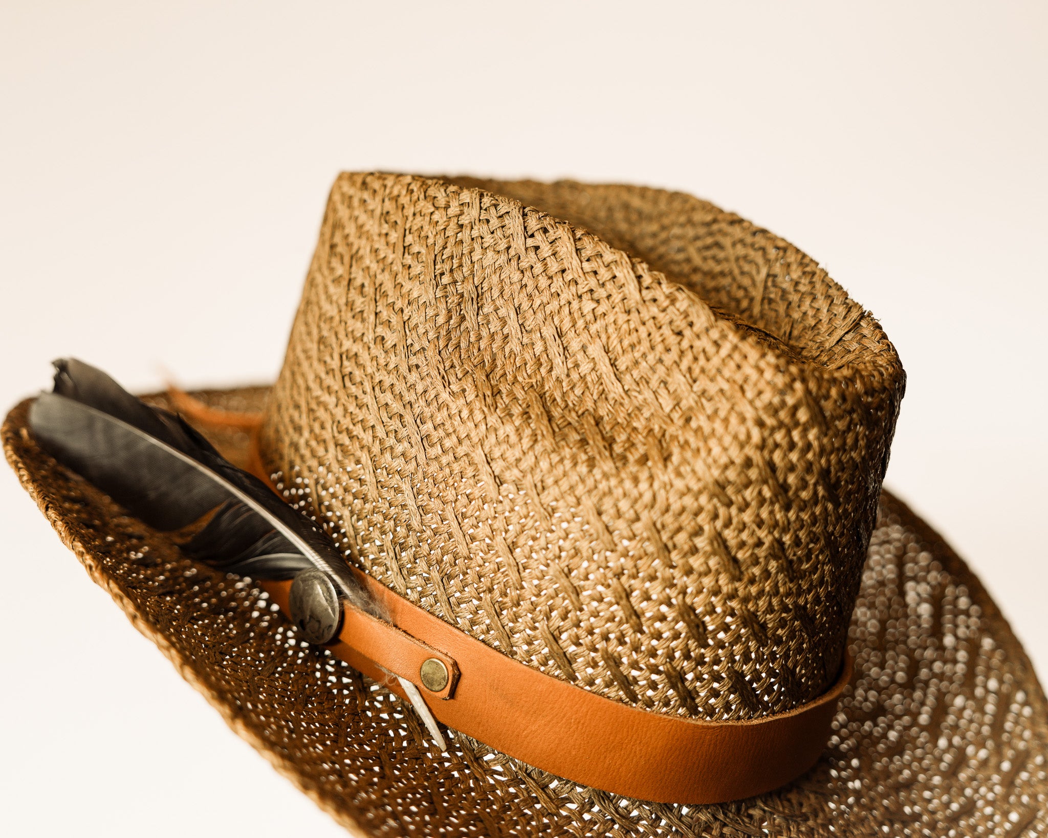 Reclaimed Straw Hat 877