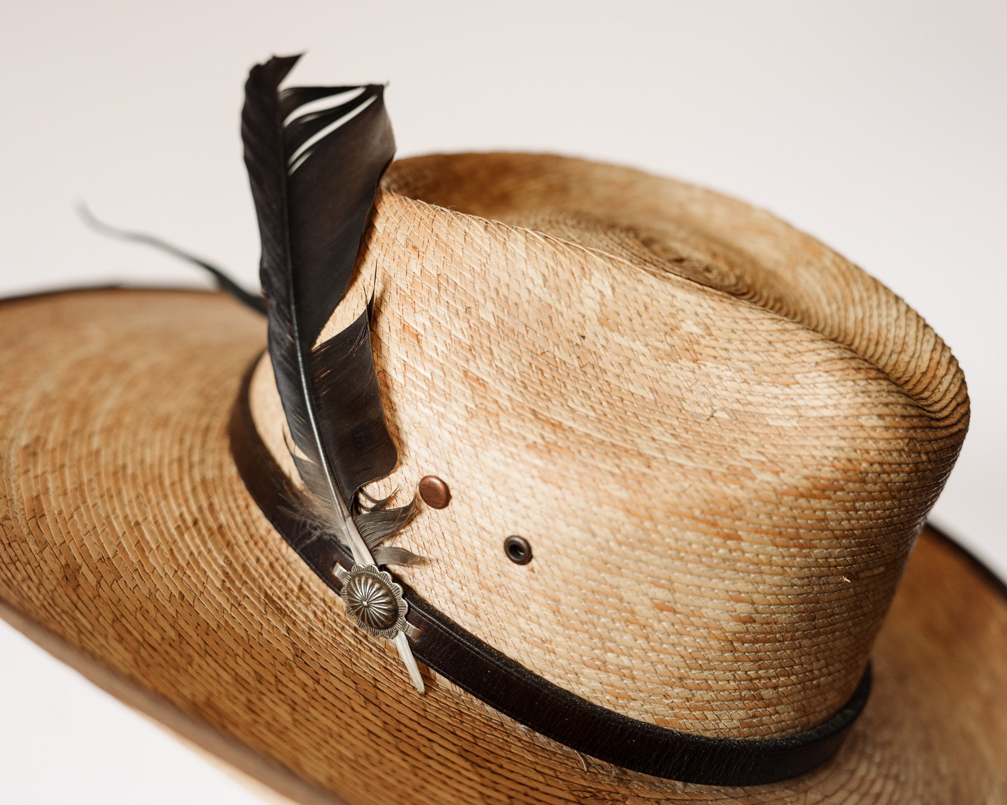 Reclaimed Straw Hat 876