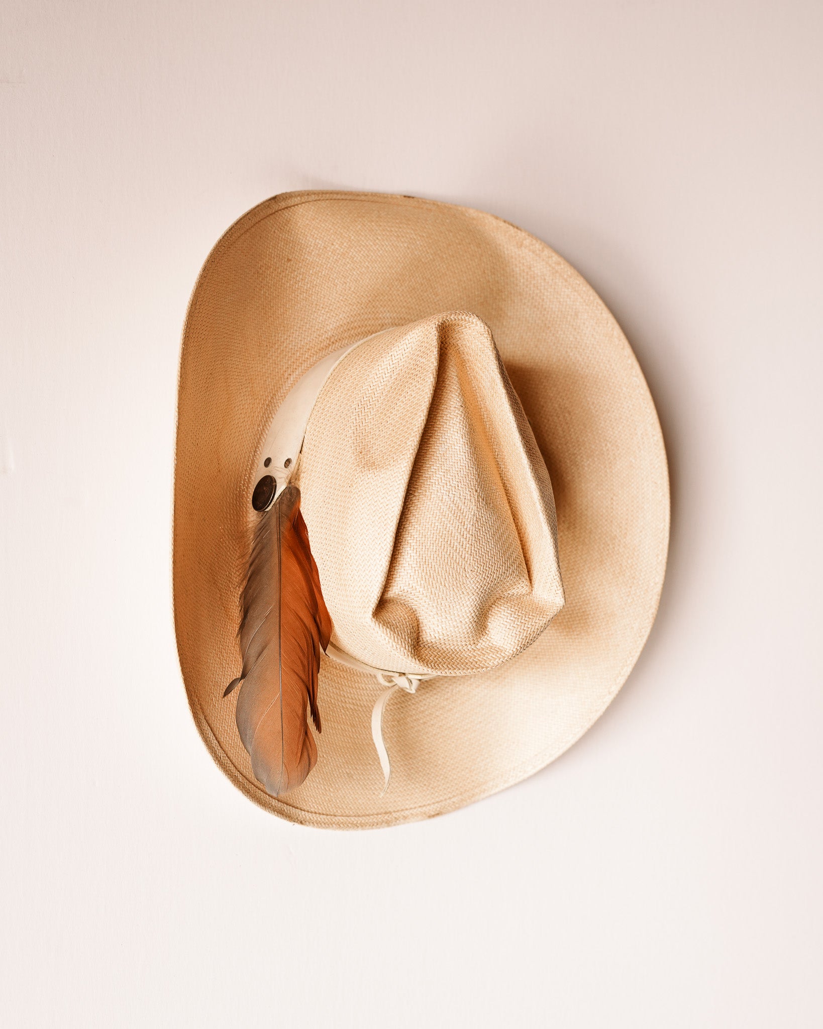 Reclaimed Straw Hat 874