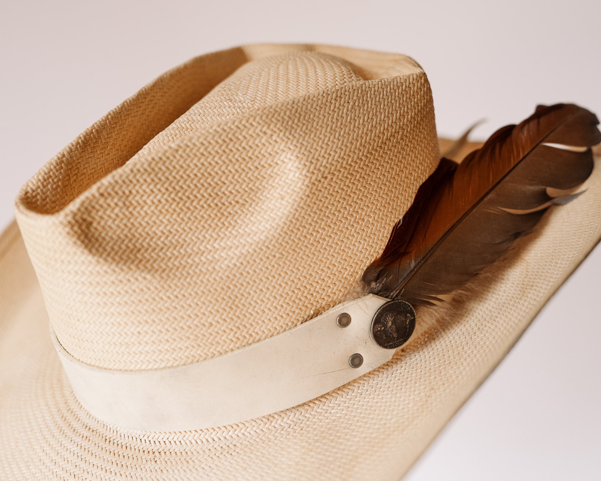 Reclaimed Straw Hat 874