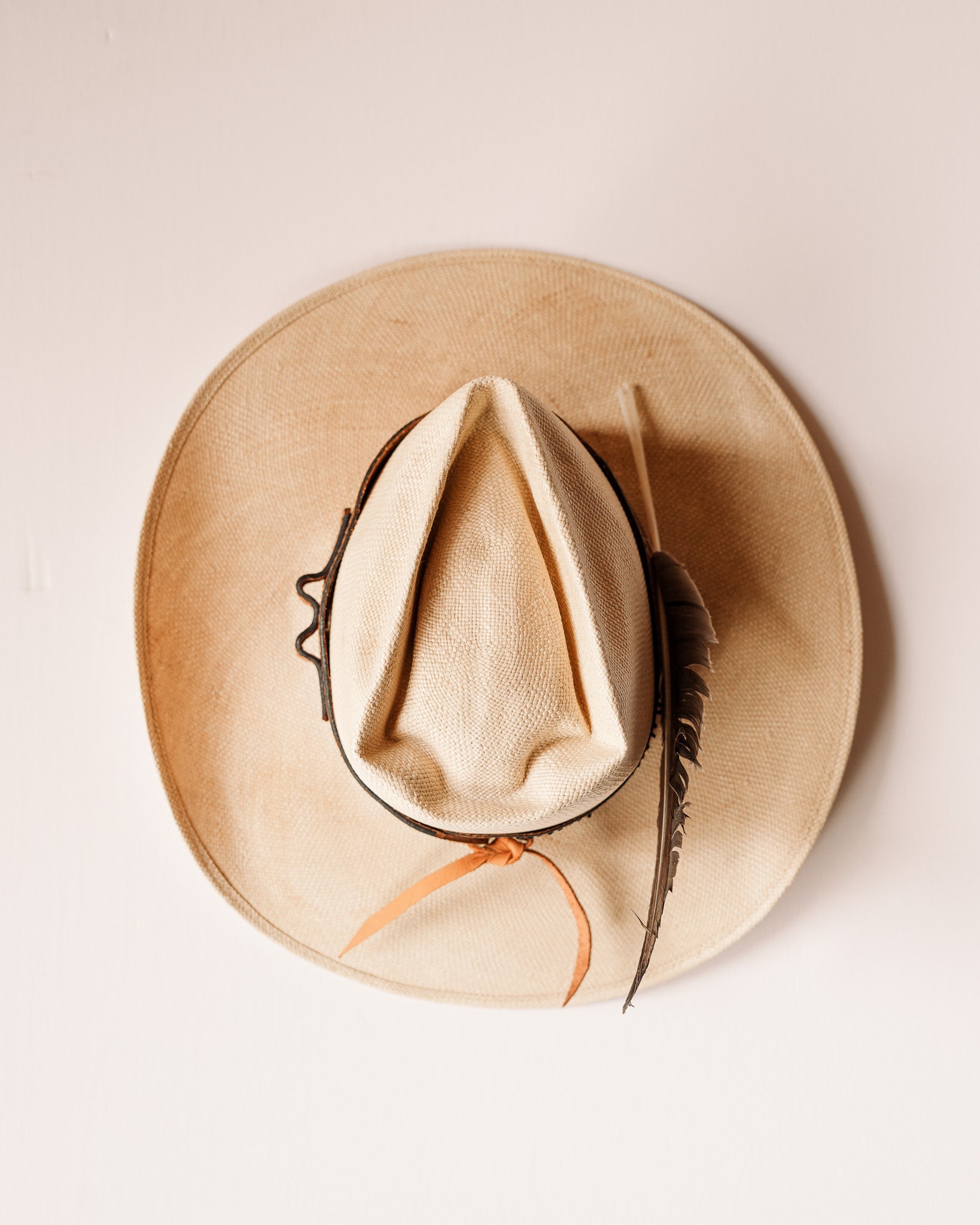 Reclaimed Straw Hat 873