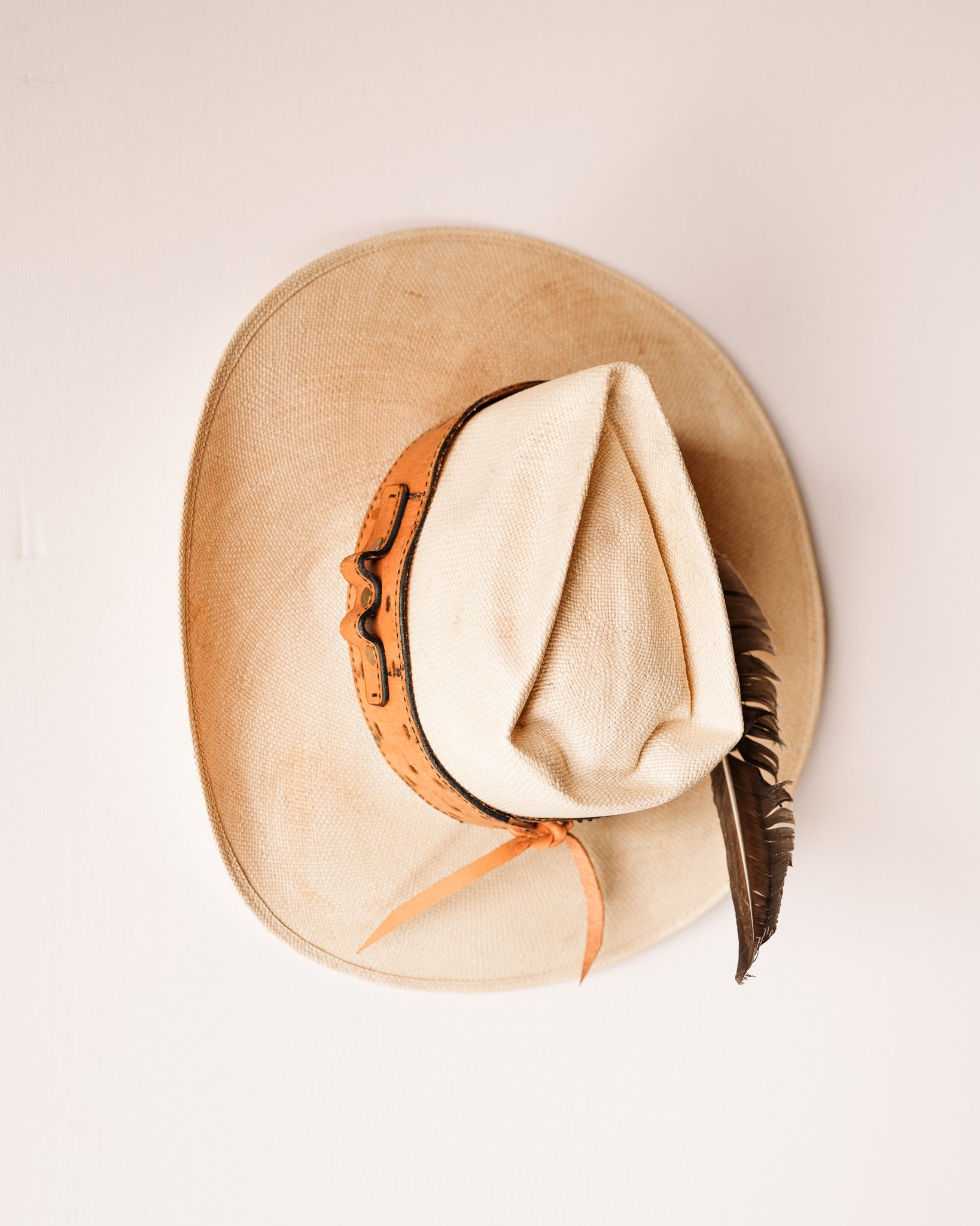 Reclaimed Straw Hat 873