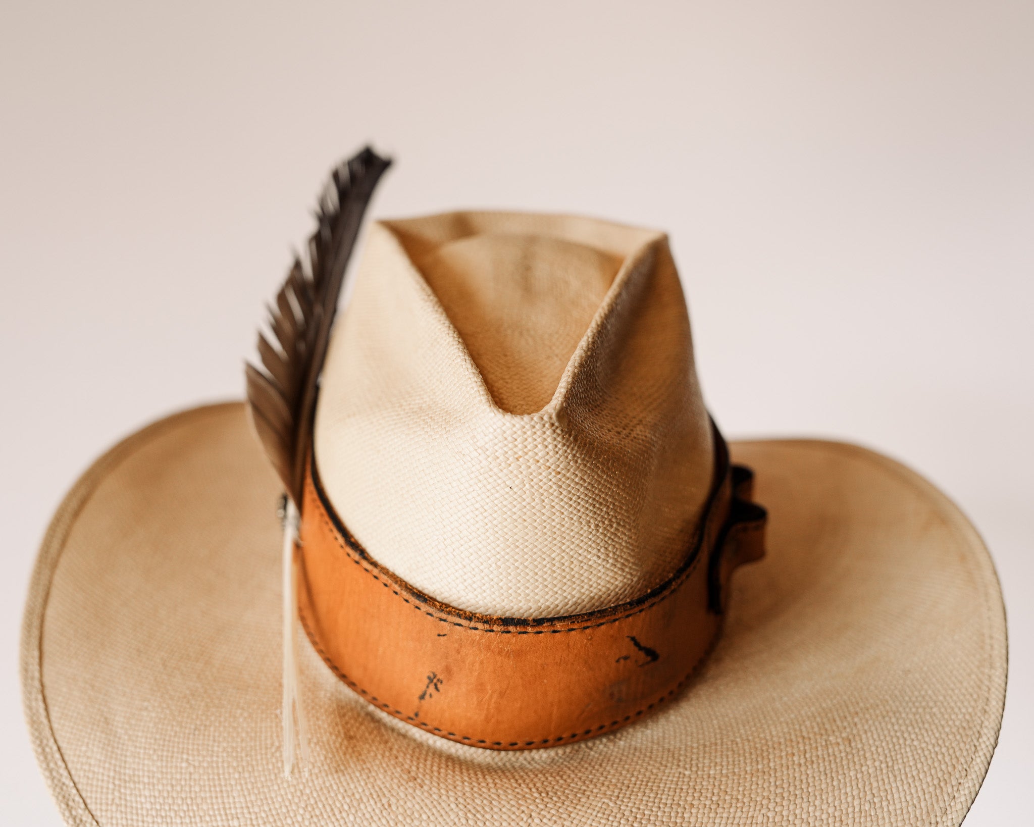 Reclaimed Straw Hat 873