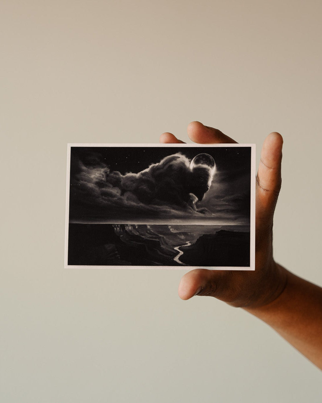 "Buffalo Moon" - 4 x 5