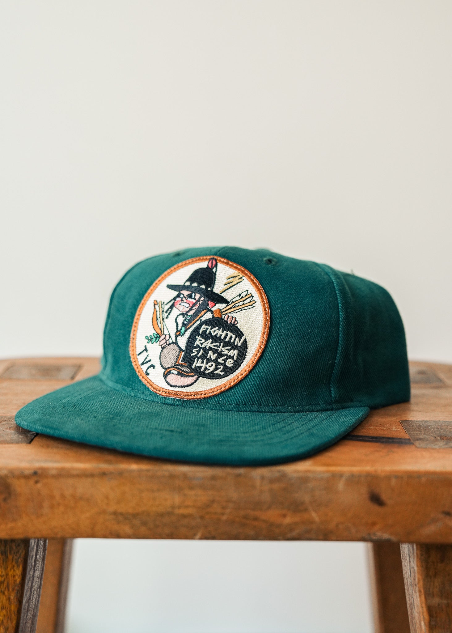 "Fightin Racism Since 1492" - Green Snapback