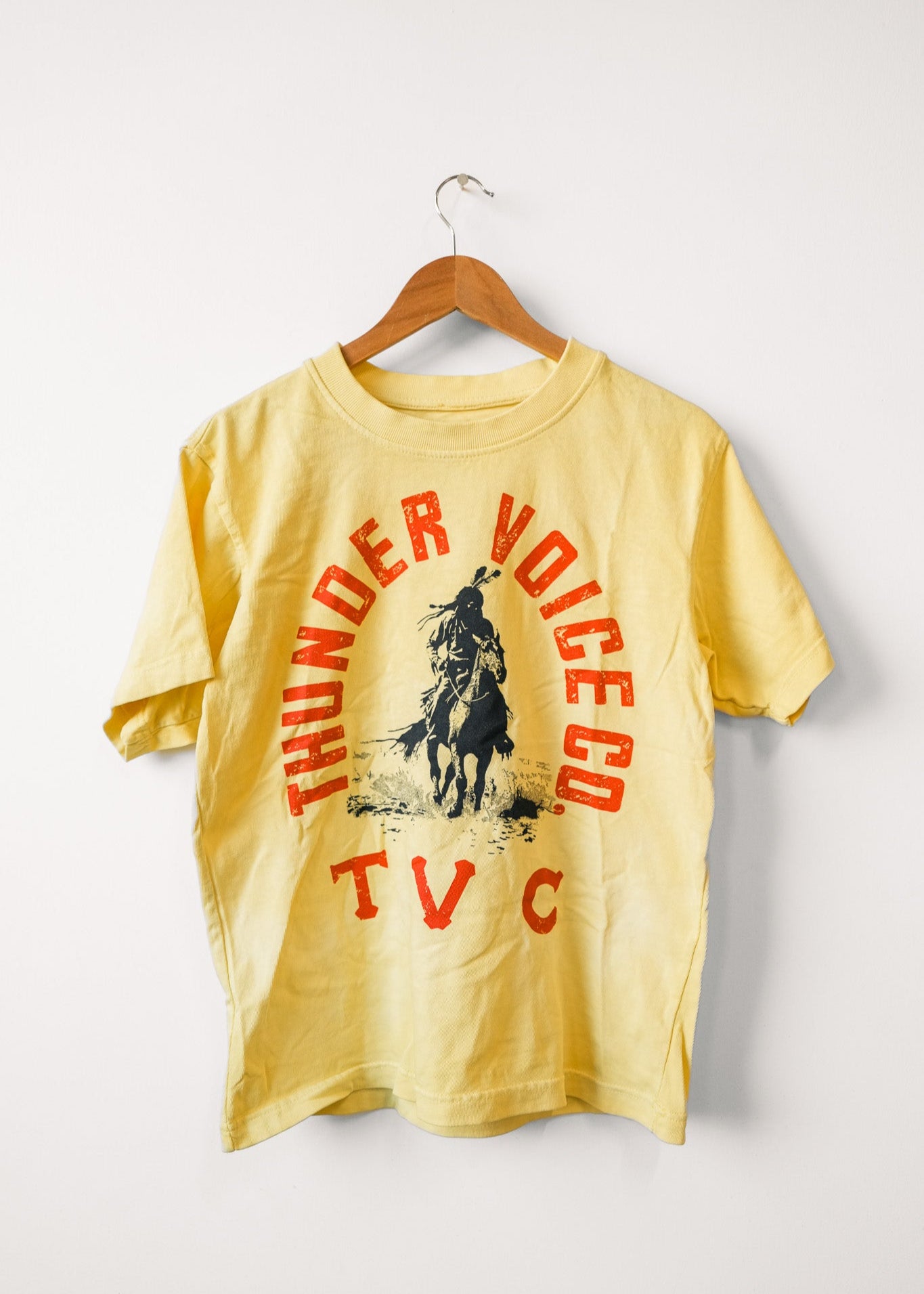 Yellow Storm Rider T-Shirt - Hand Dyed