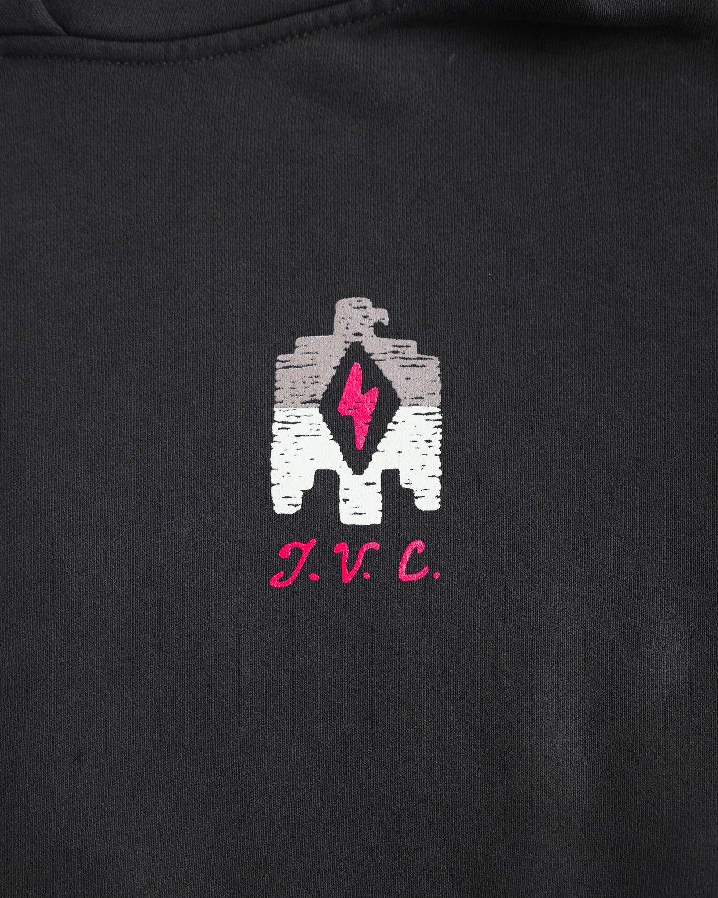 Two Arrows Grey Cropped Hoodie