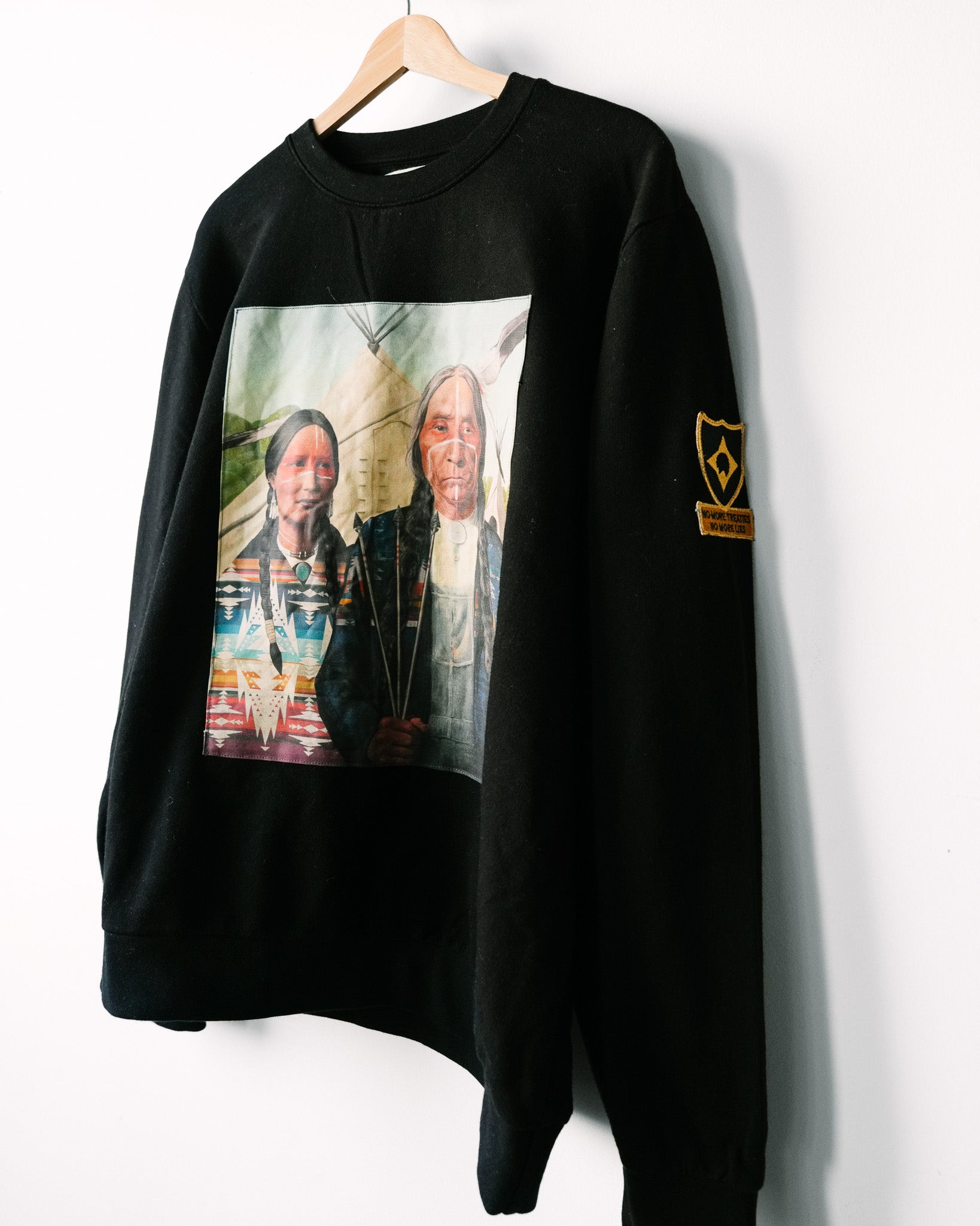 Native American Gothic Black Sweatshirt