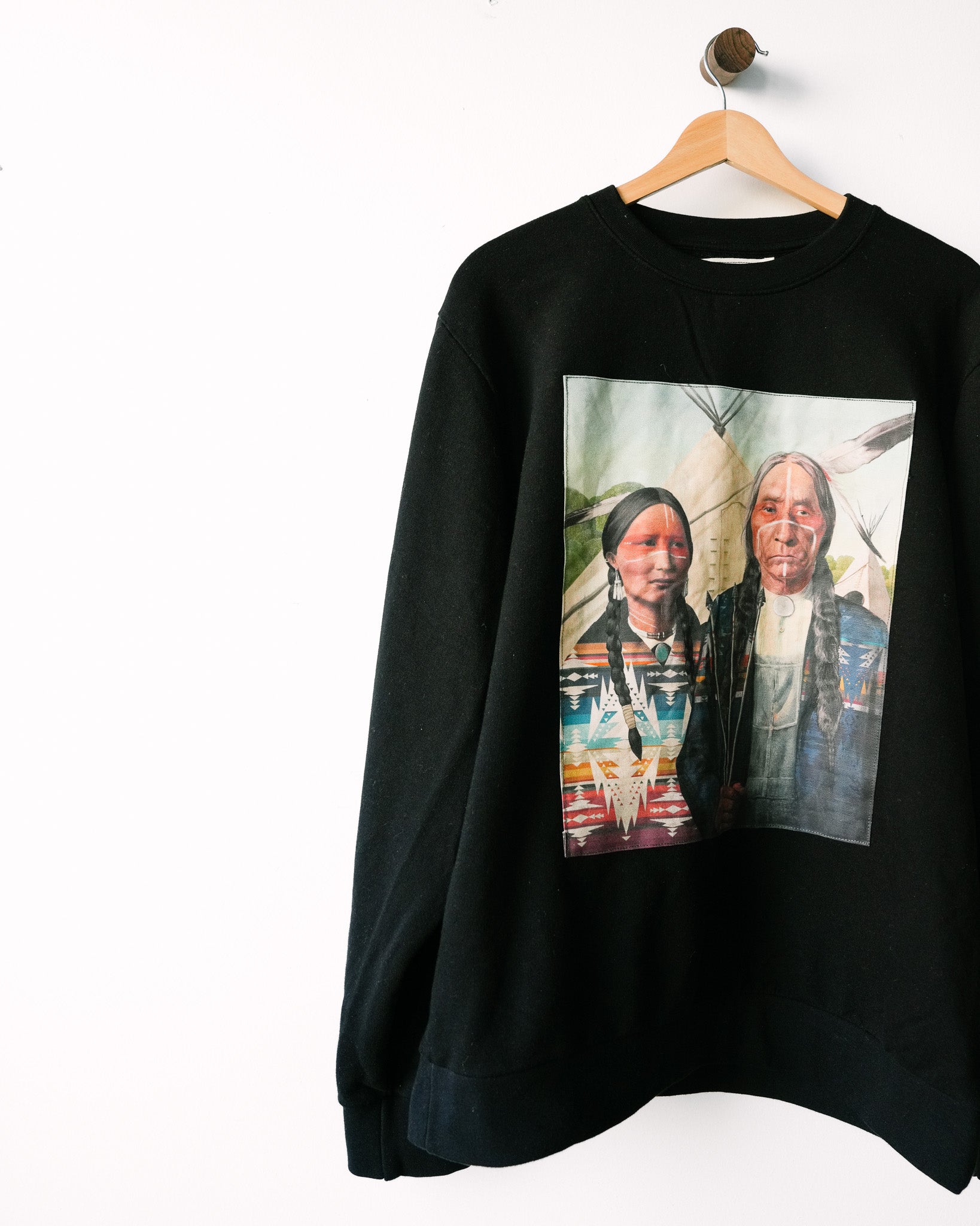 Native American Gothic Black Sweatshirt