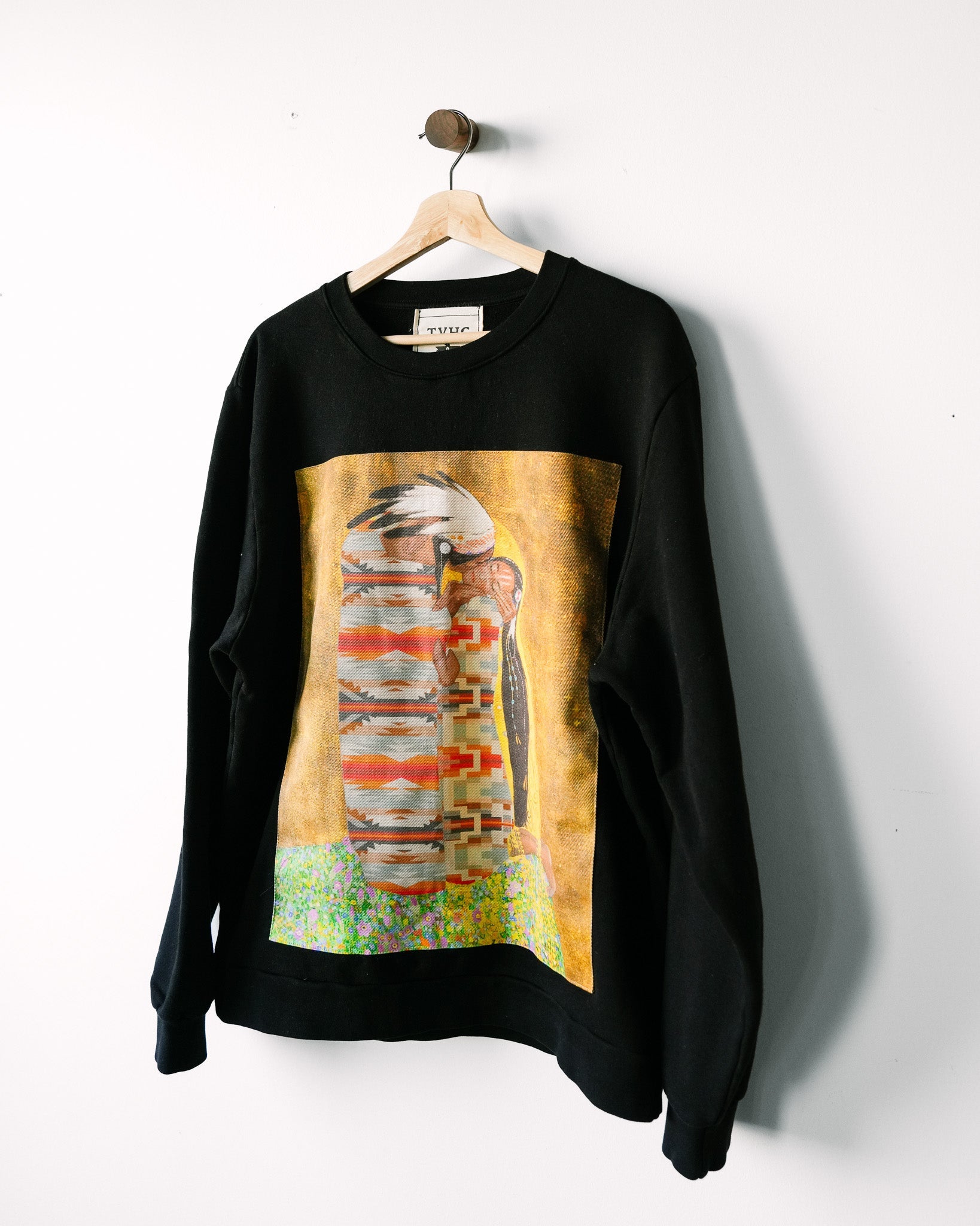 Kiss From Above Black Sweater