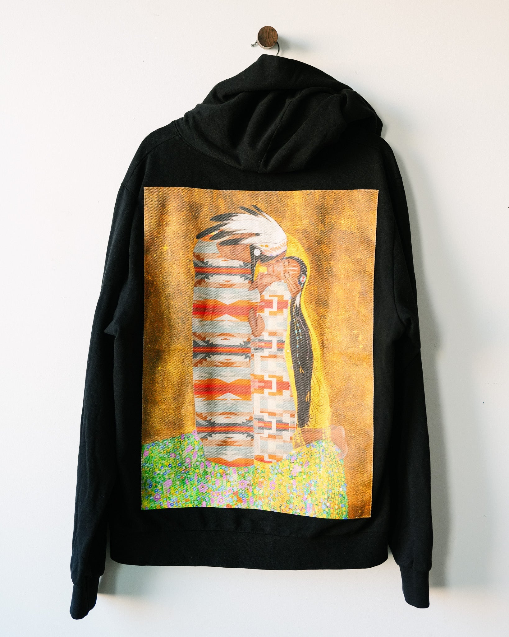 Kiss From Above Black Hoodie