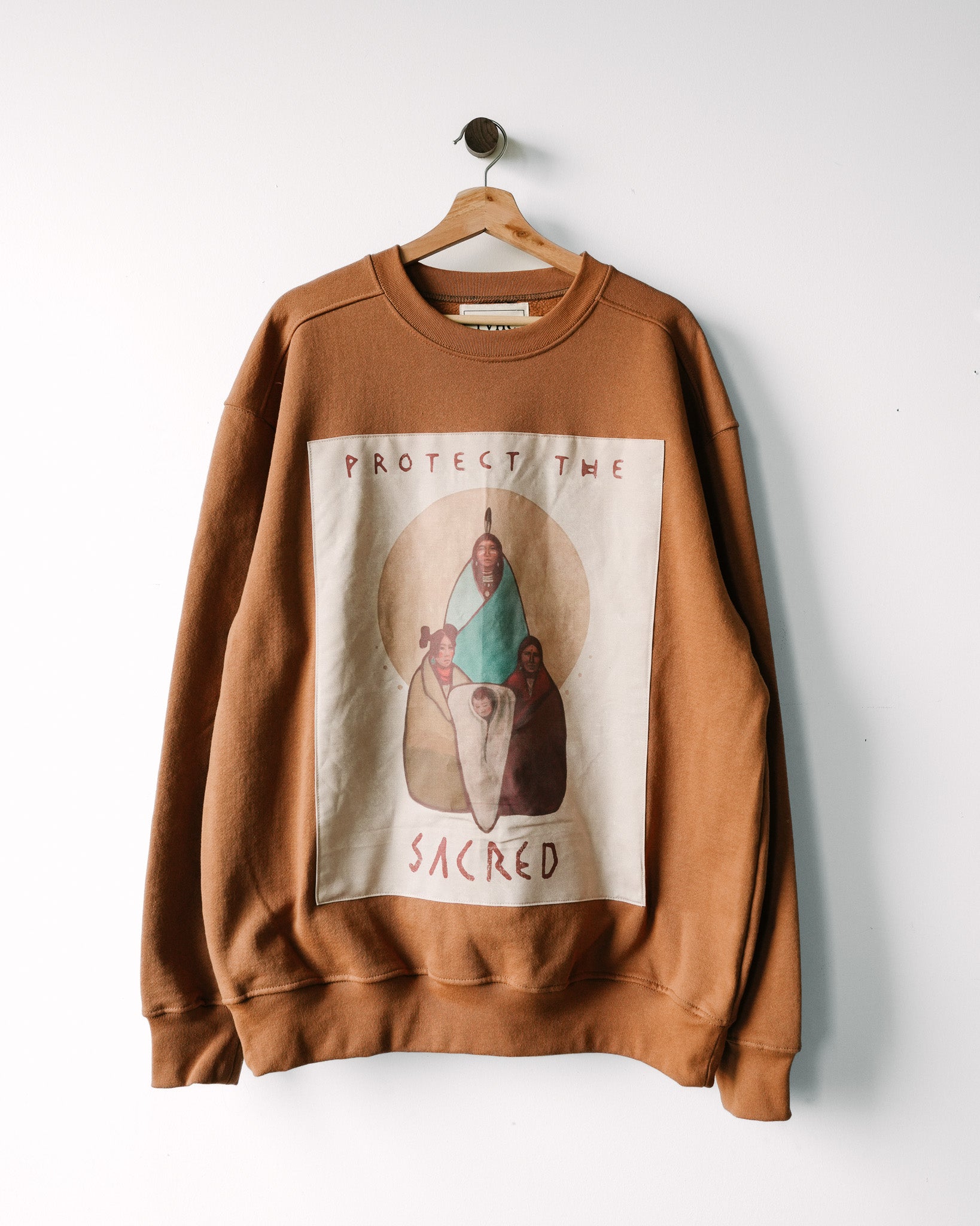 PROTECT THE SACRED FINE ART SWEATER