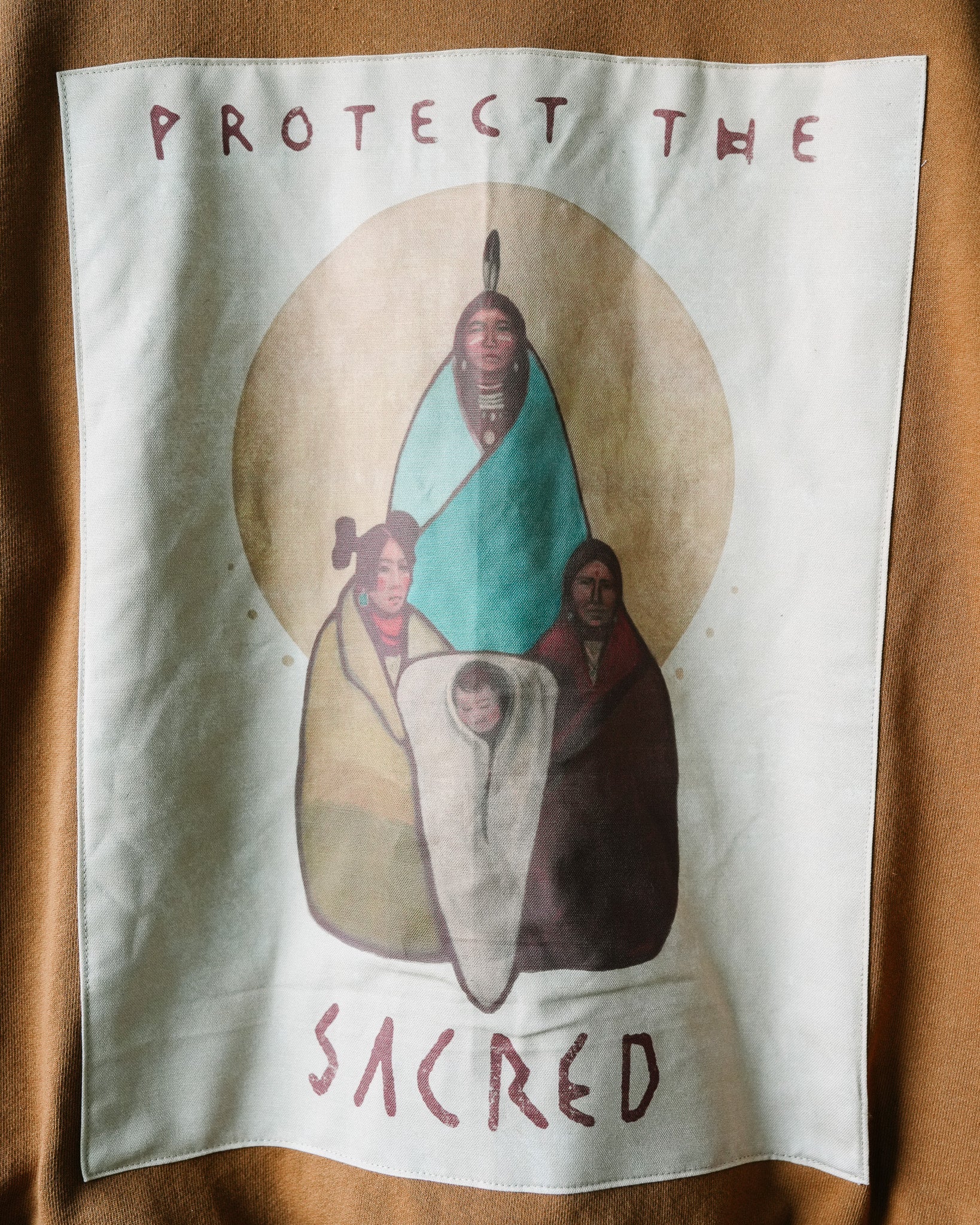 "Protect the Sacred" Sandstone Sweater