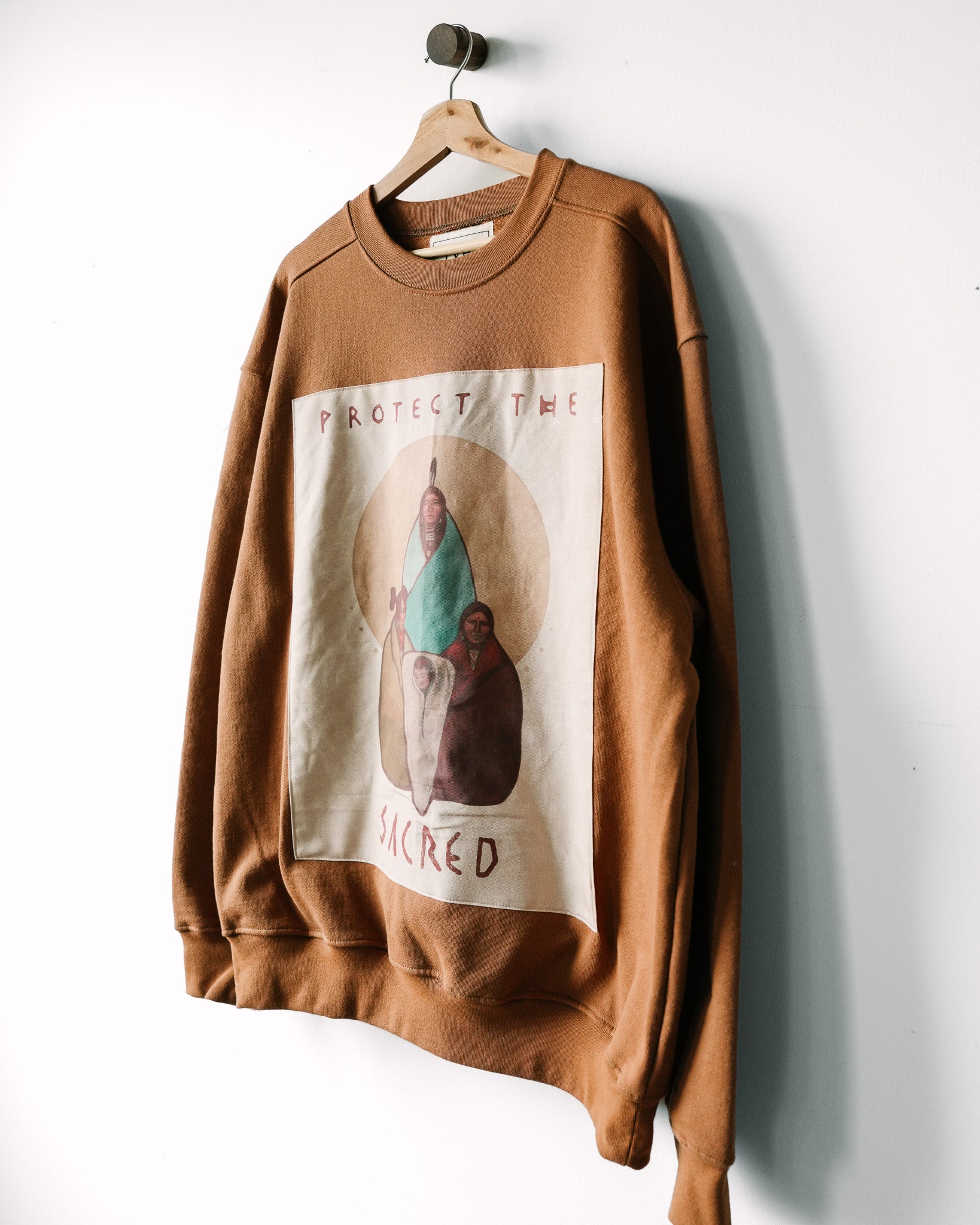 "Protect the Sacred" Sandstone Sweater