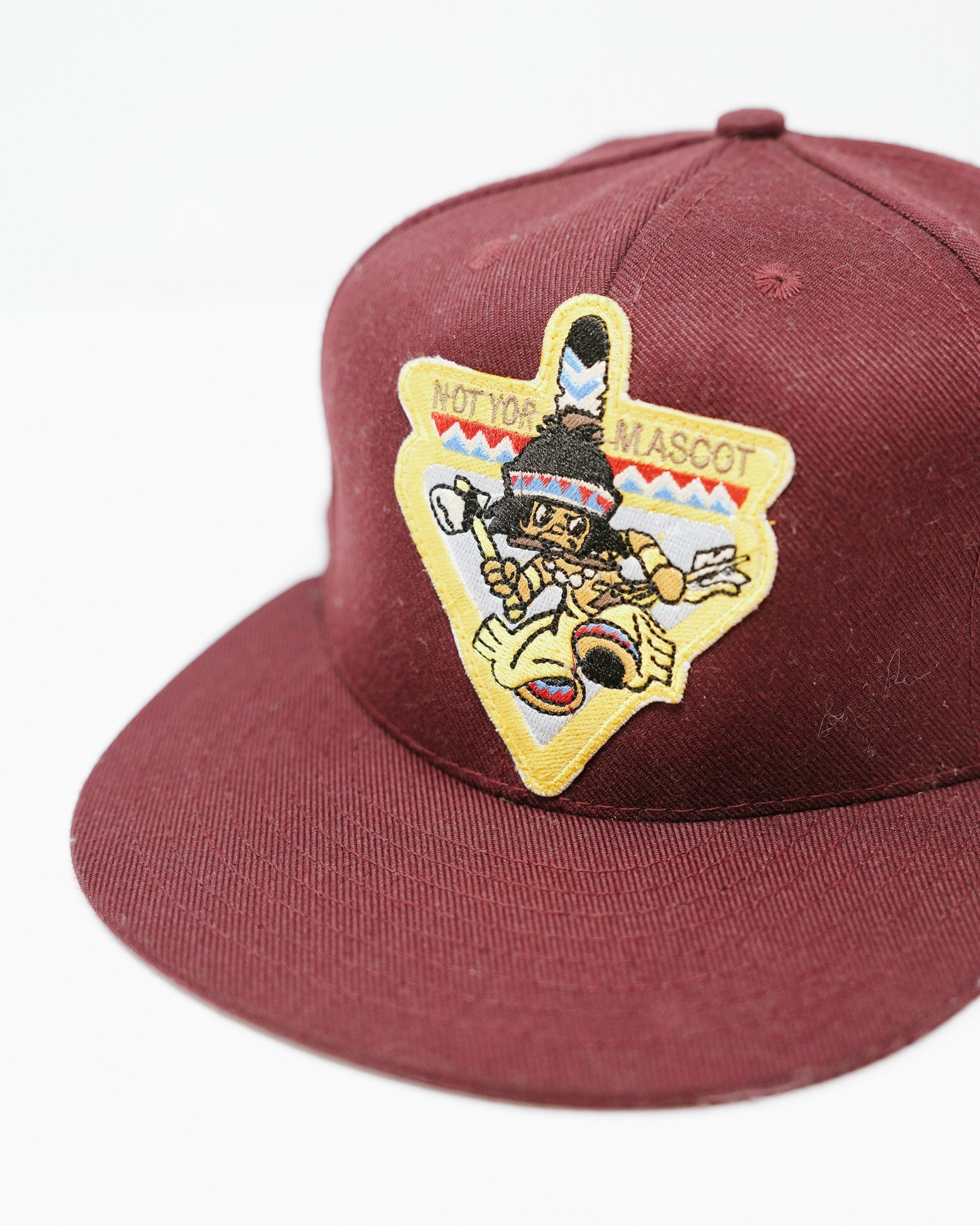 "Not Your Mascot" Maroon Snapback