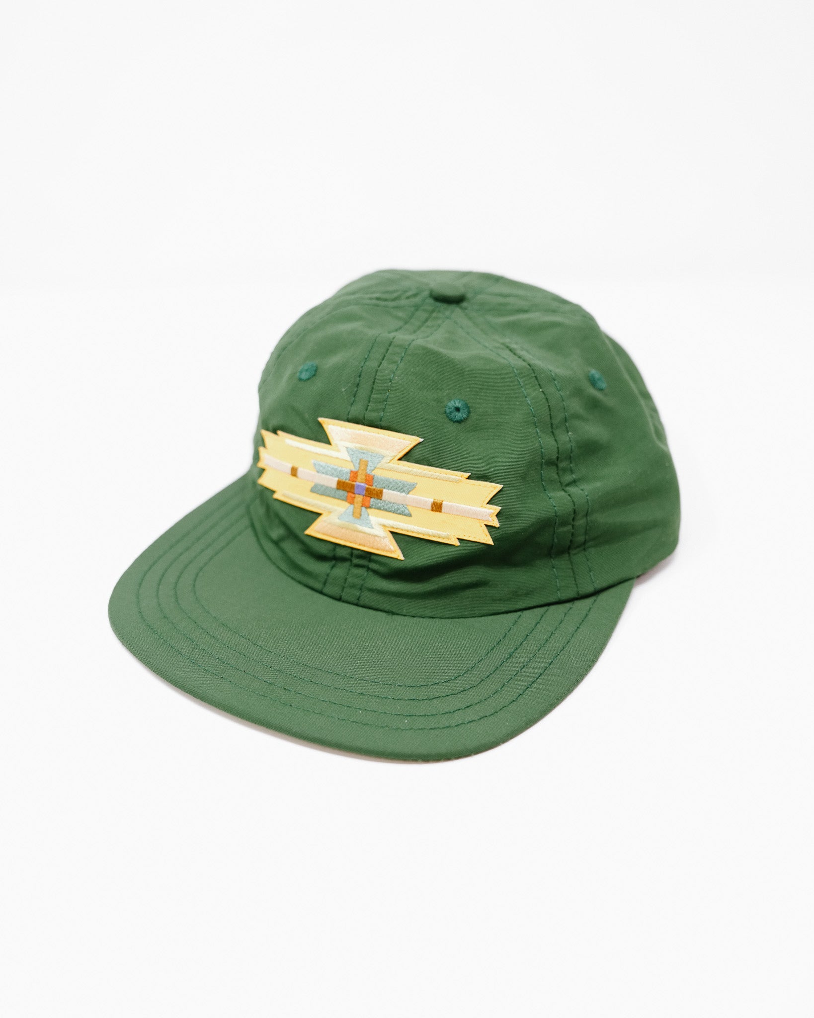 "Yellow Mountain" Green Snapback