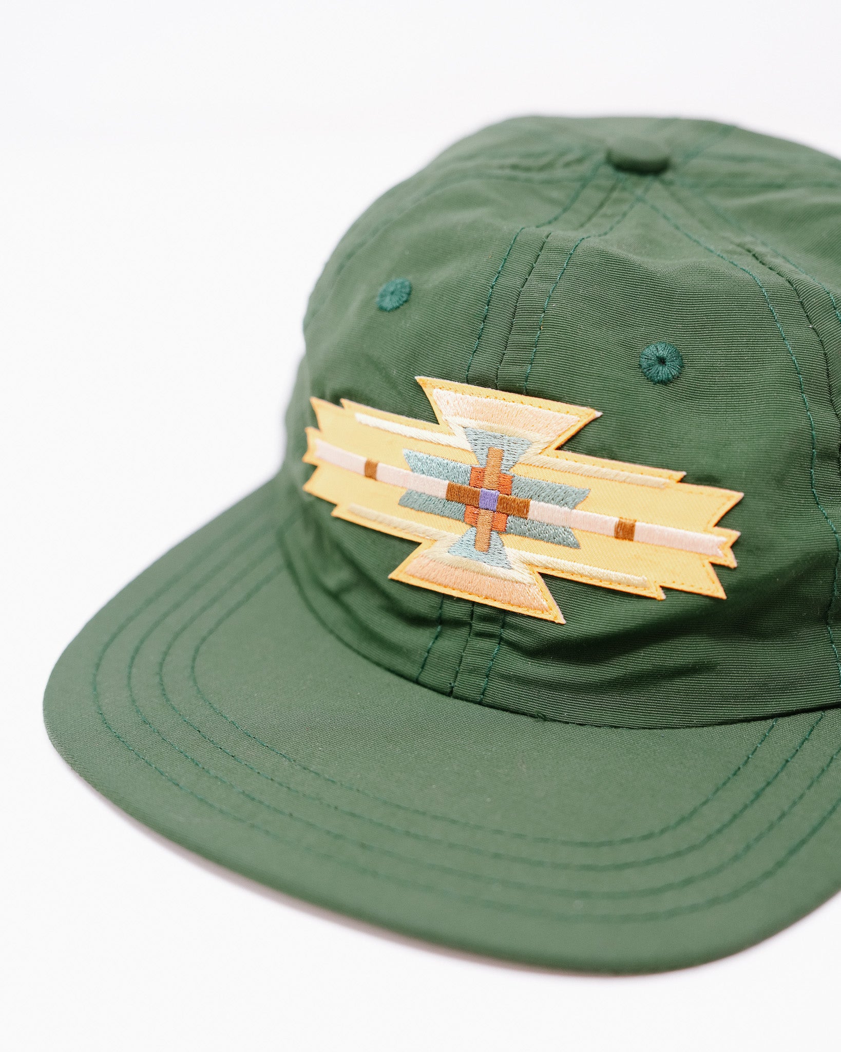 "Yellow Mountain" Green Snapback