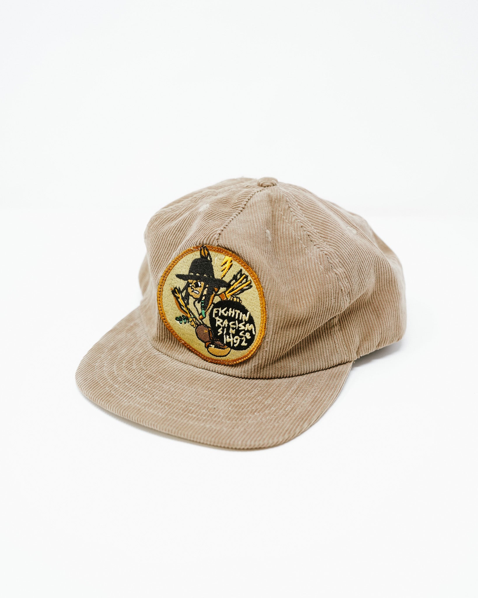 "Fightin' Racists Since 1492" Corduroy Snapback