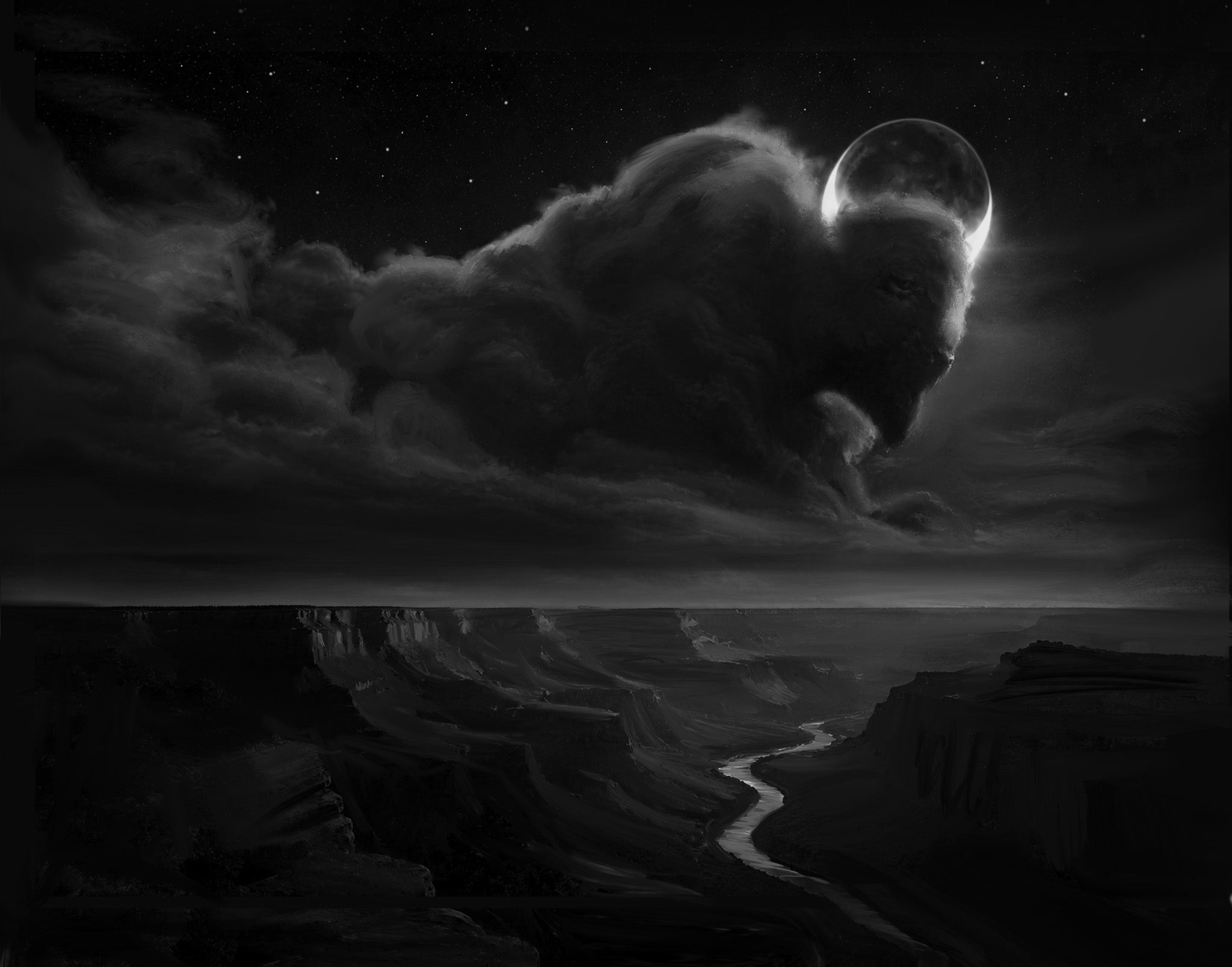 Buffalo Moon