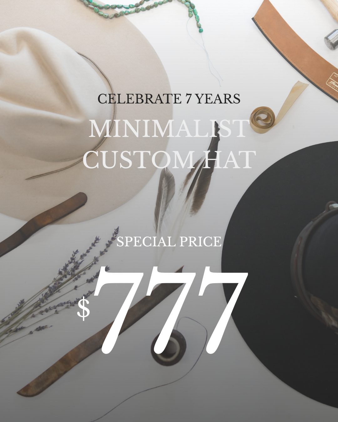 7th ANNIVERSARY Special Minimalist Custom Hat