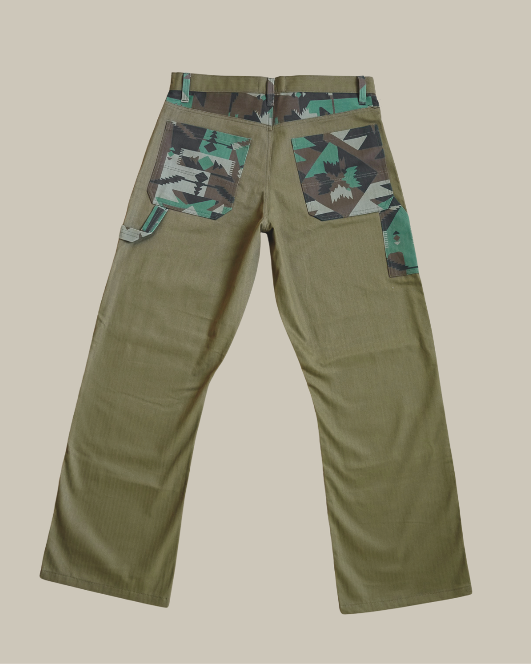 Two Toned Native Camo Carpenter's Pants