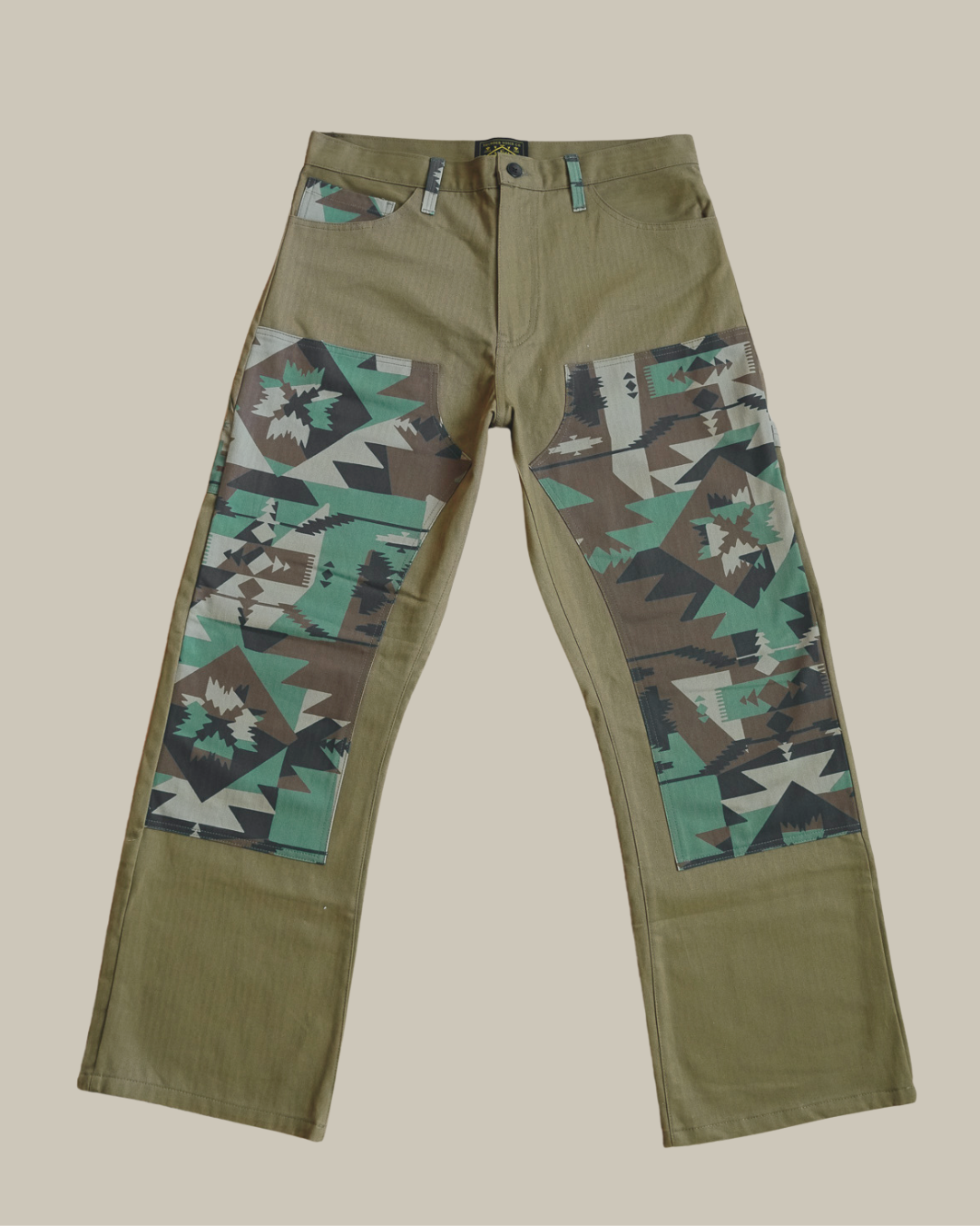 Two Toned Native Camo Carpenter's Pants