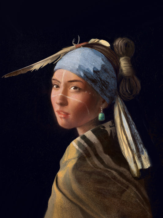 Girl With the Turquoise Earring