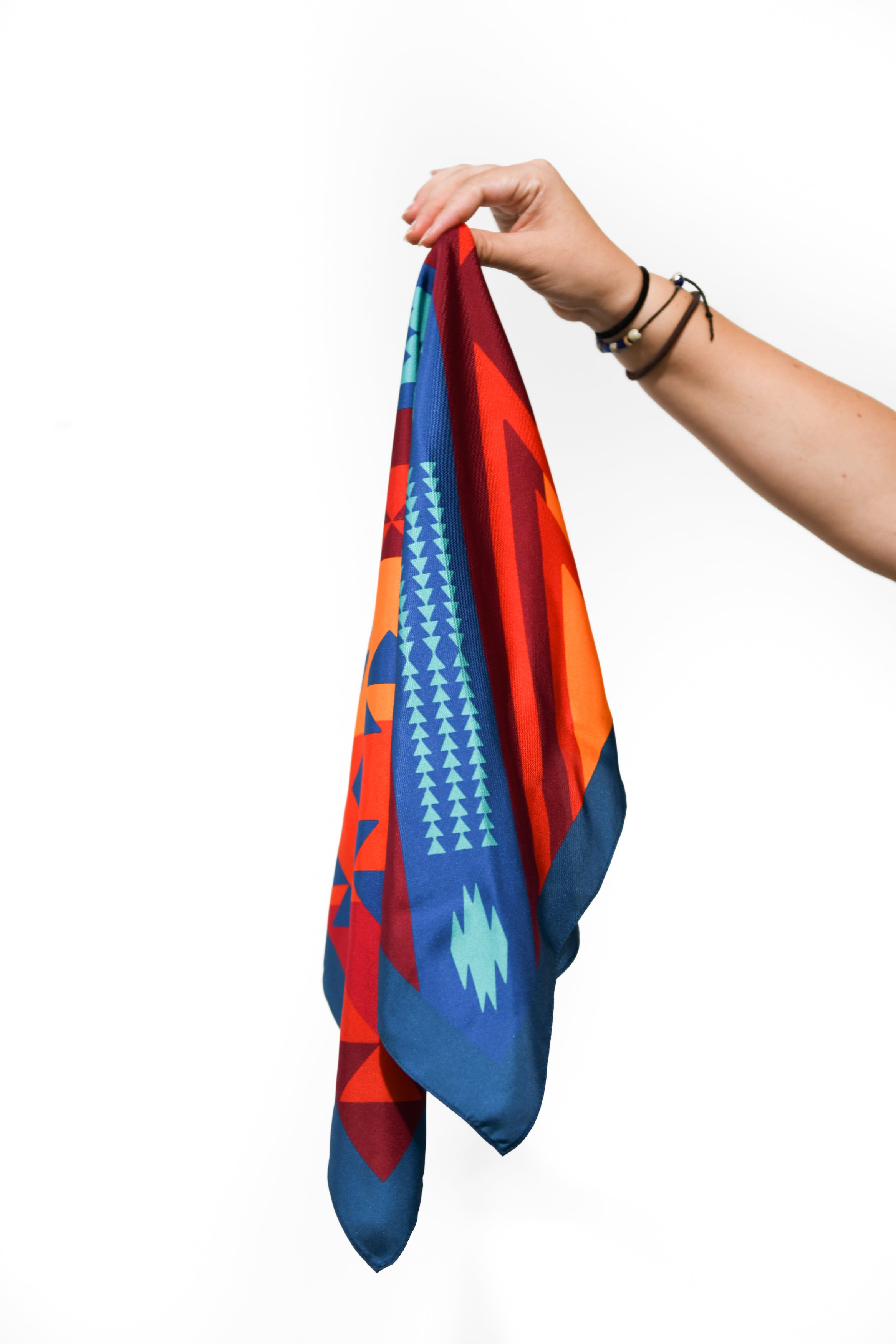 Morning Sky Silk Scarf