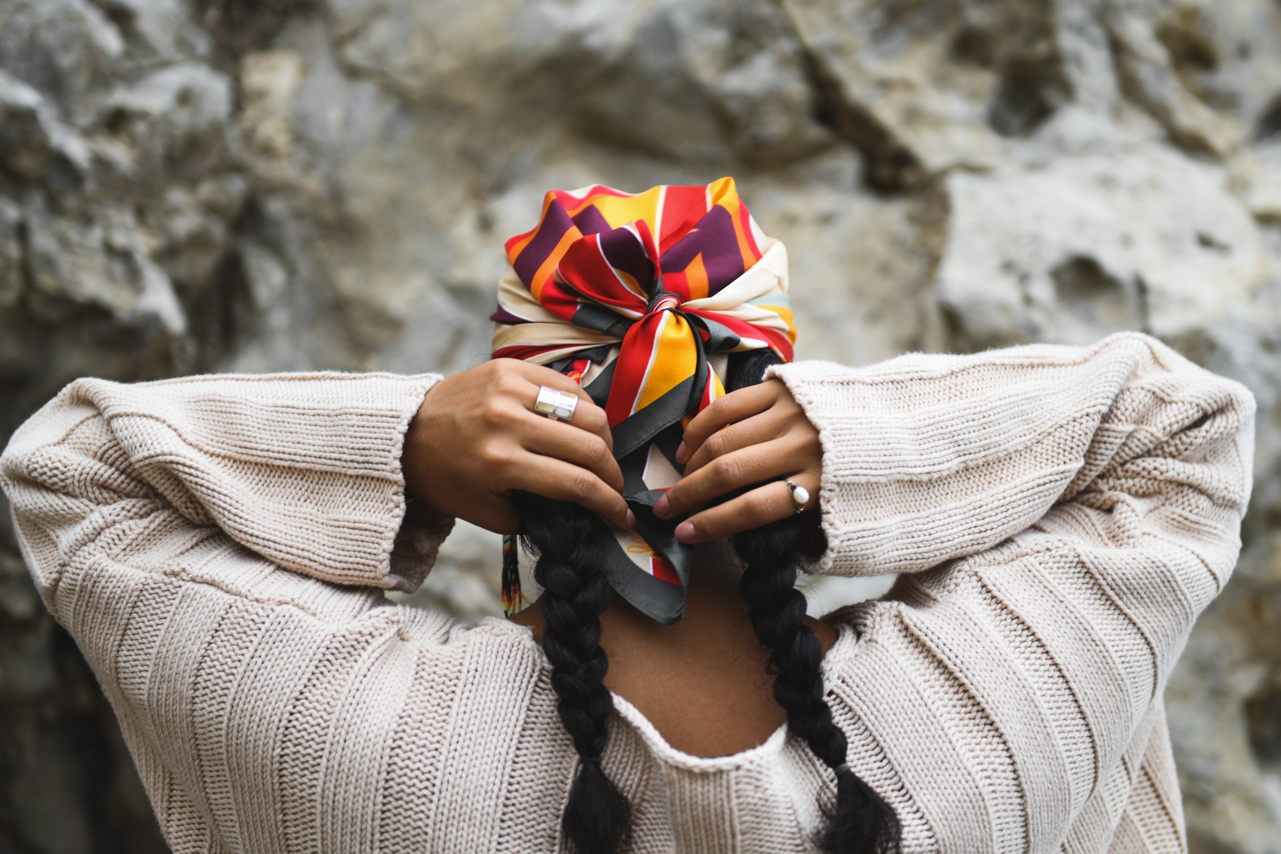 Sunstone Silk Scarf