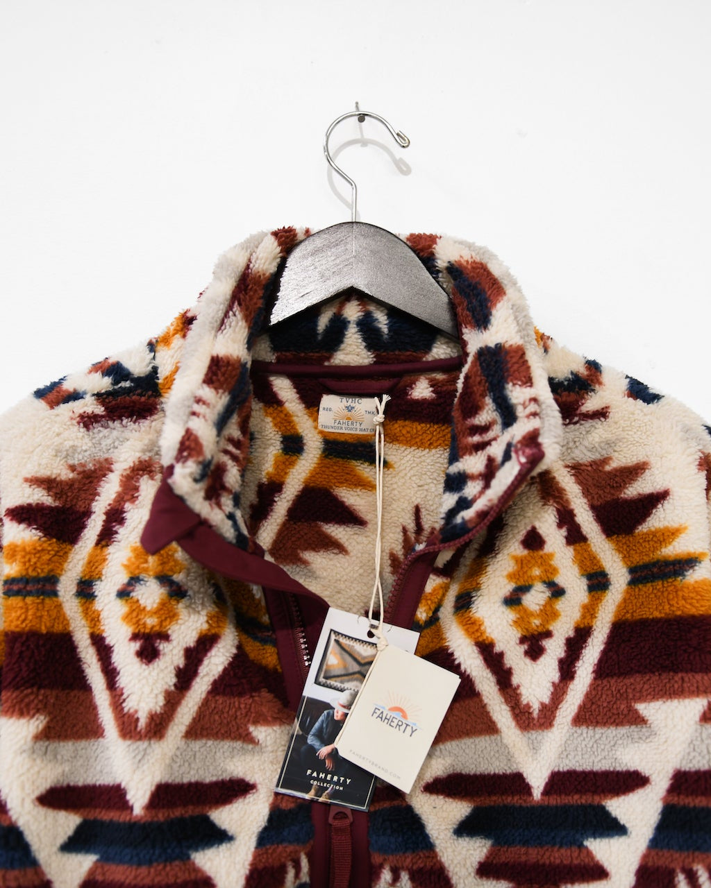 TVE x Faherty Brand Snowy Ridge High Pile Fleece Jacket - Women's