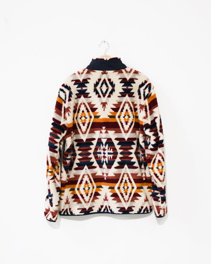 TVE x Faherty Brand Snowy Ridge High Pile Fleece Popover - Men's - MISPRINT